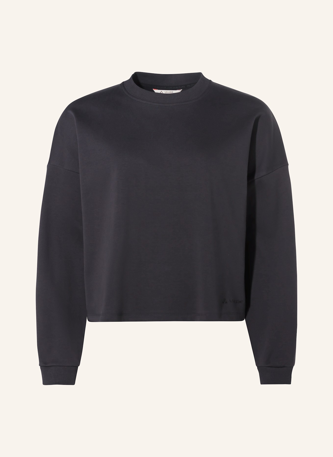 VAUDE Sweatshirt NAJUN: SCHWARZ