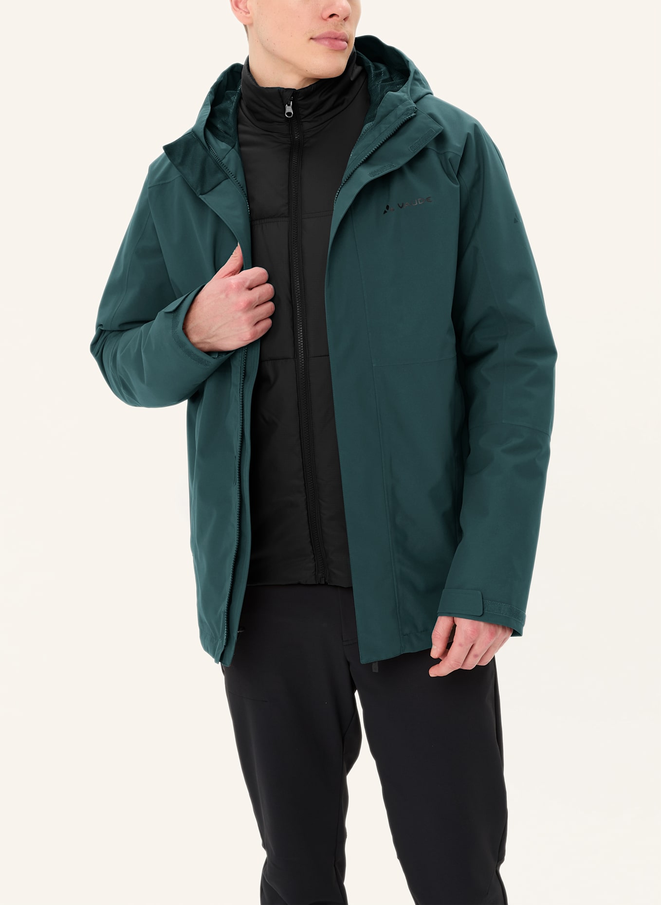 VAUDE 2-in-1-Jacke NEYLAND: GRÜN