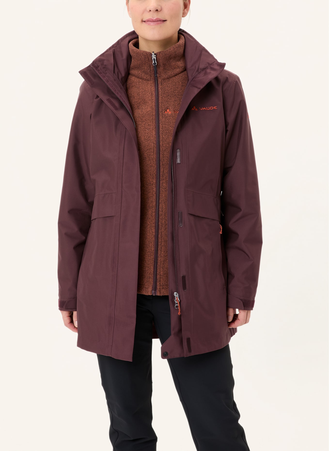 VAUDE 2-in-1-Jacke IDRIZ: BEIGE