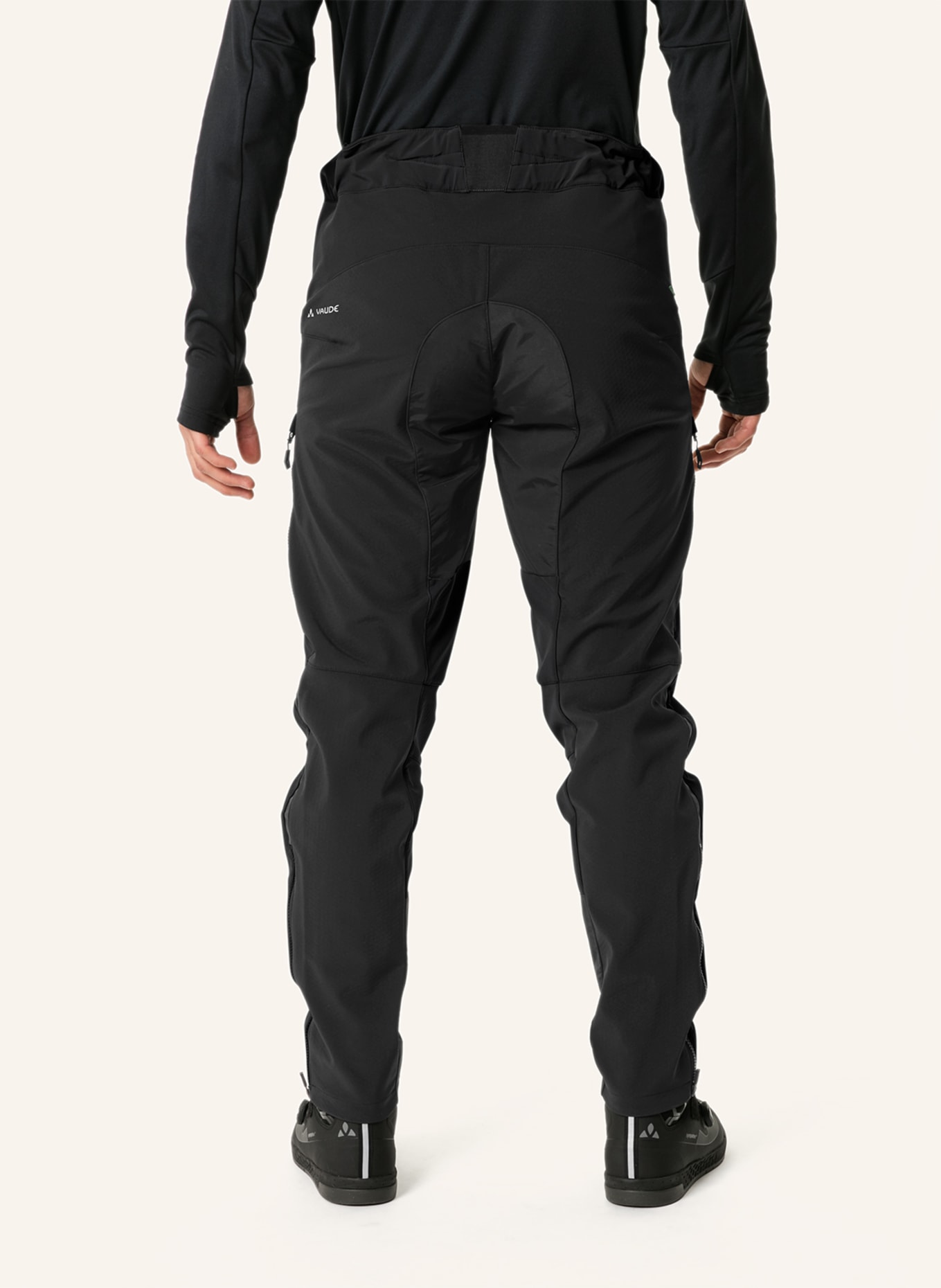 VAUDE Radhose ohne gepolsterten Einsatz M QIMSA SFT PANTS II: SCHWARZ