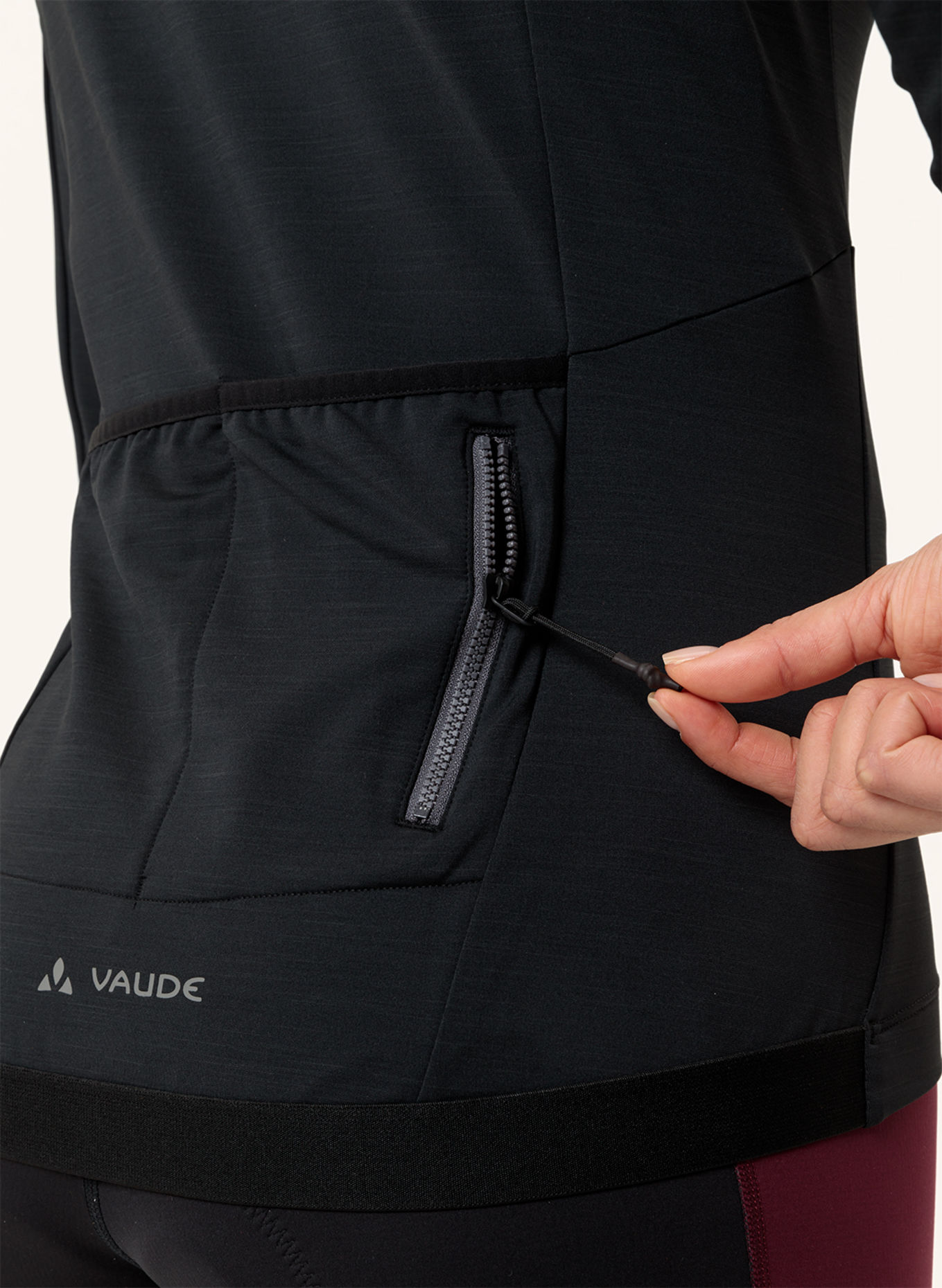 VAUDE Radtrikot KURO: SCHWARZ
