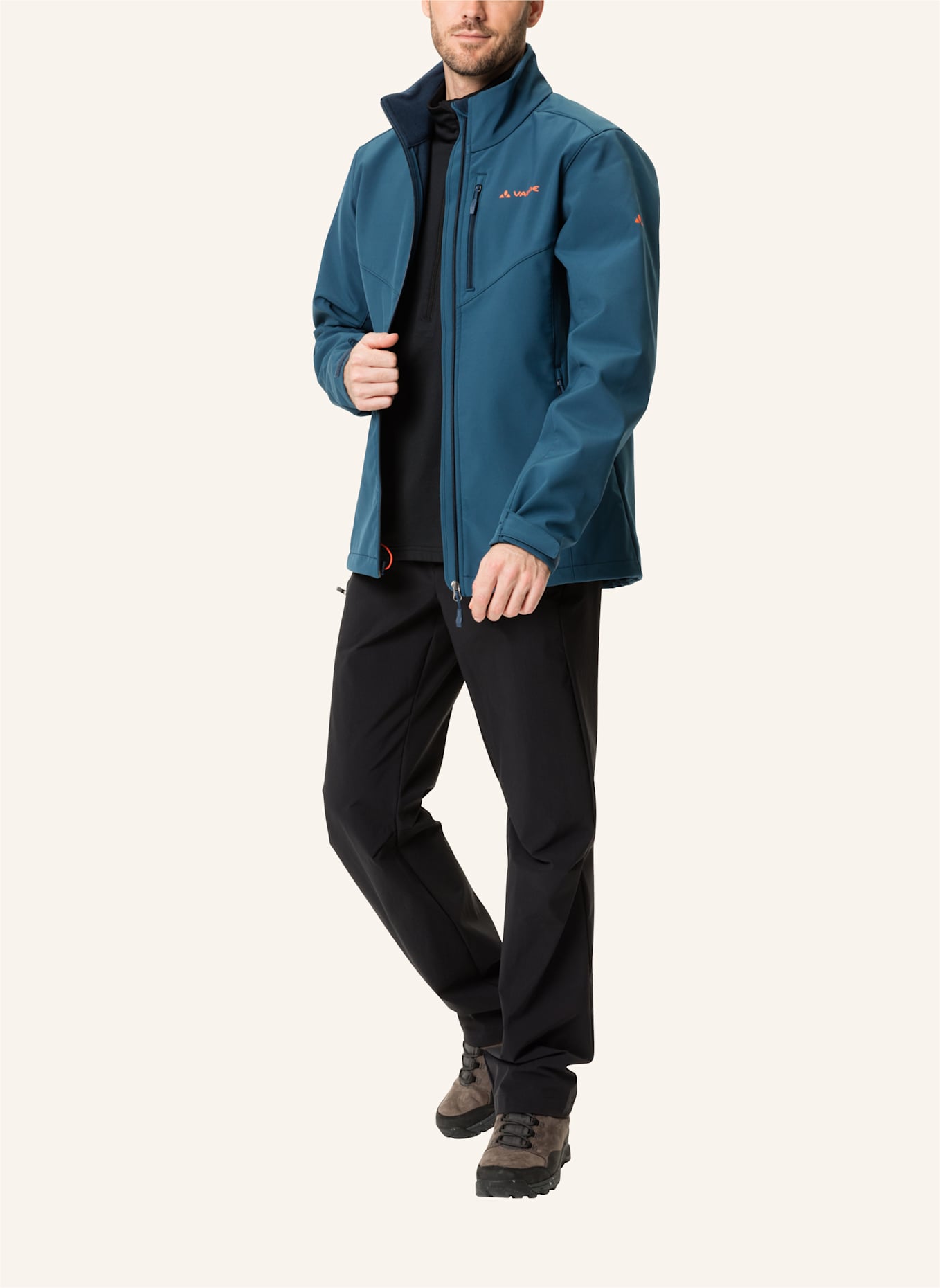 VAUDE Softshell-Jacke CYCLONE: BLAU
