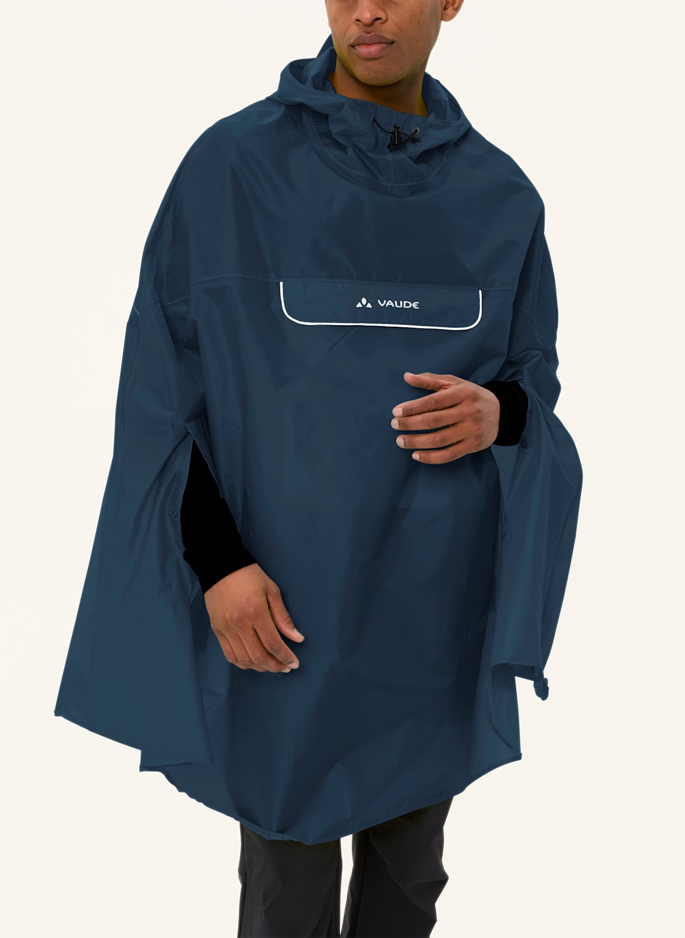 VAUDE Regenponcho VALDIPINO: BLAU