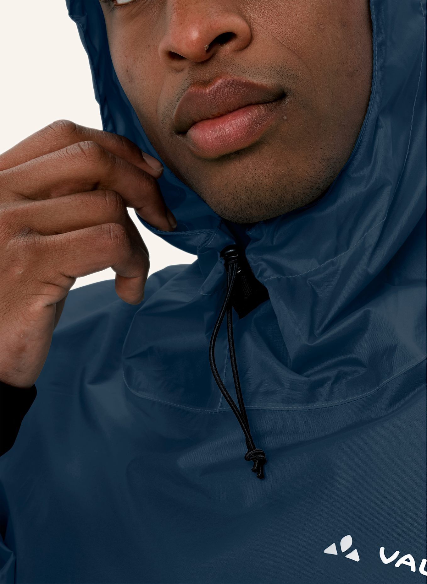 VAUDE Regenponcho VALDIPINO: BLAU