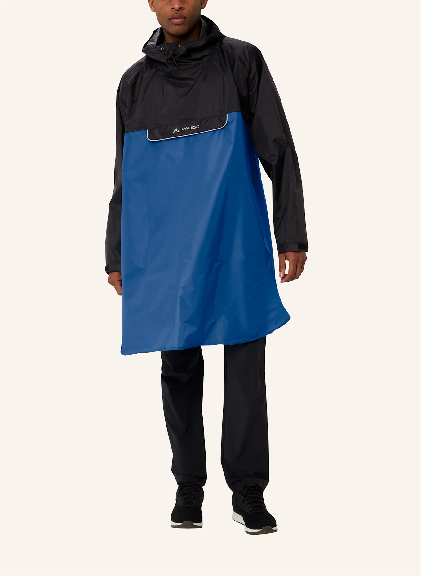 VAUDE Poncho VALERO PONCHO: BLAU