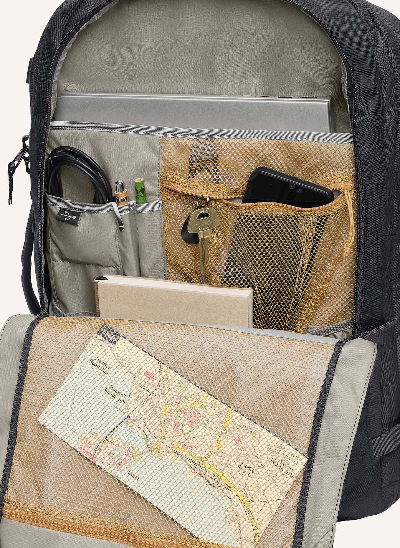 VAUDE Rucksack MUNDO CARRY-ON 38: SCHWARZ