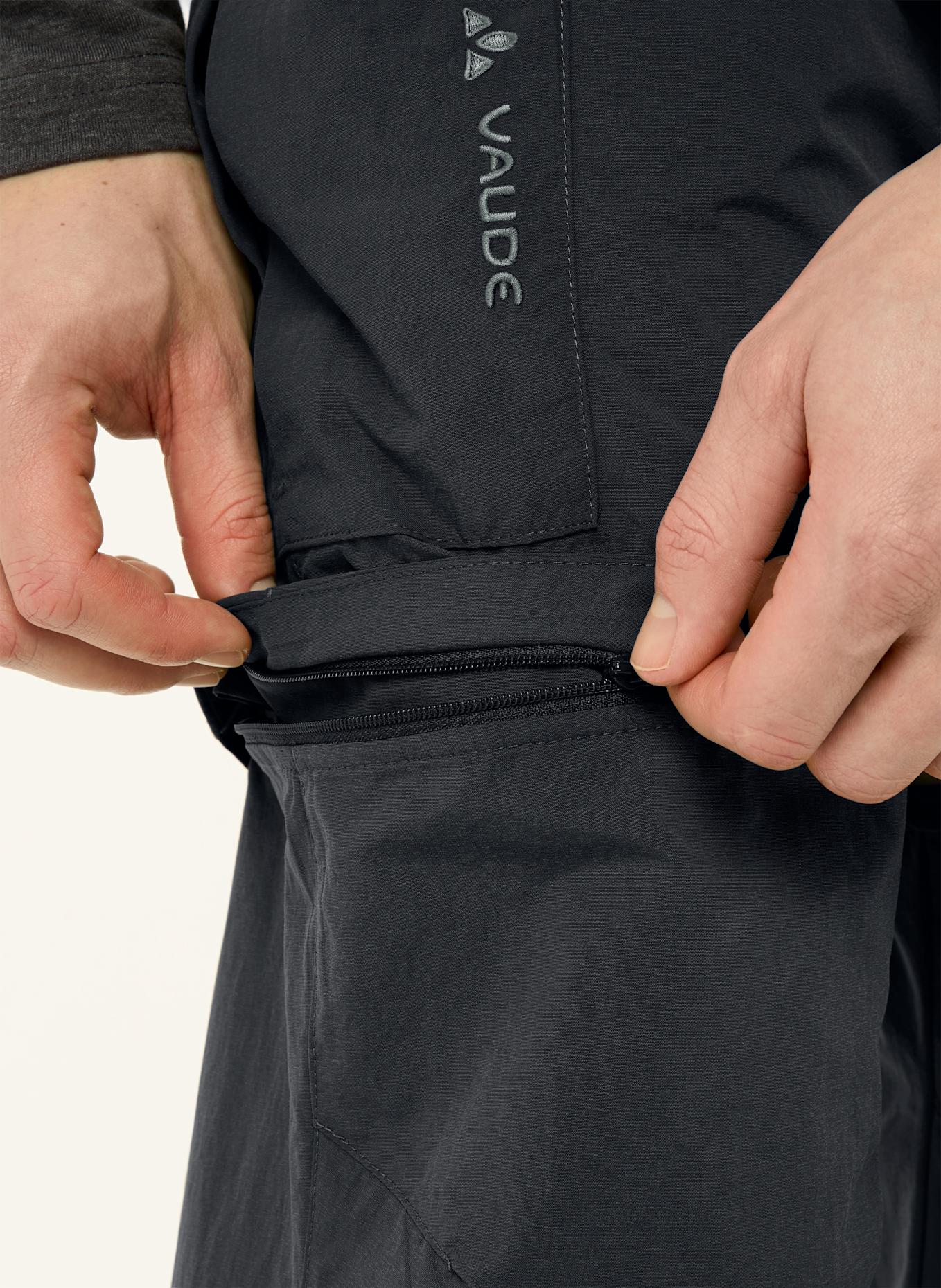 VAUDE Zipp-off-Hose FARLEY: SCHWARZ