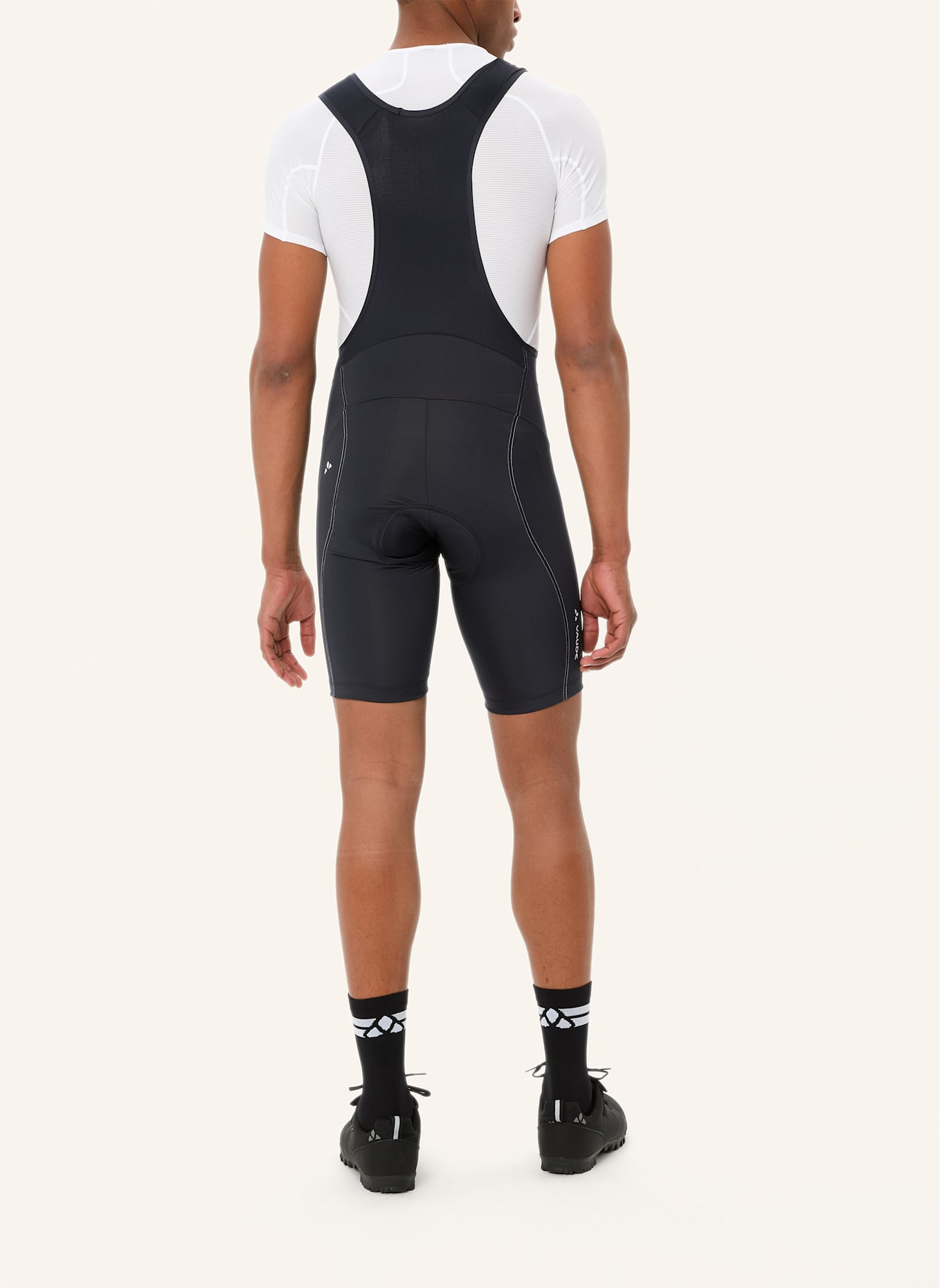 VAUDE Radhose mit gepolstertem Einsatz M ACTIVE BIB P: SCHWARZ