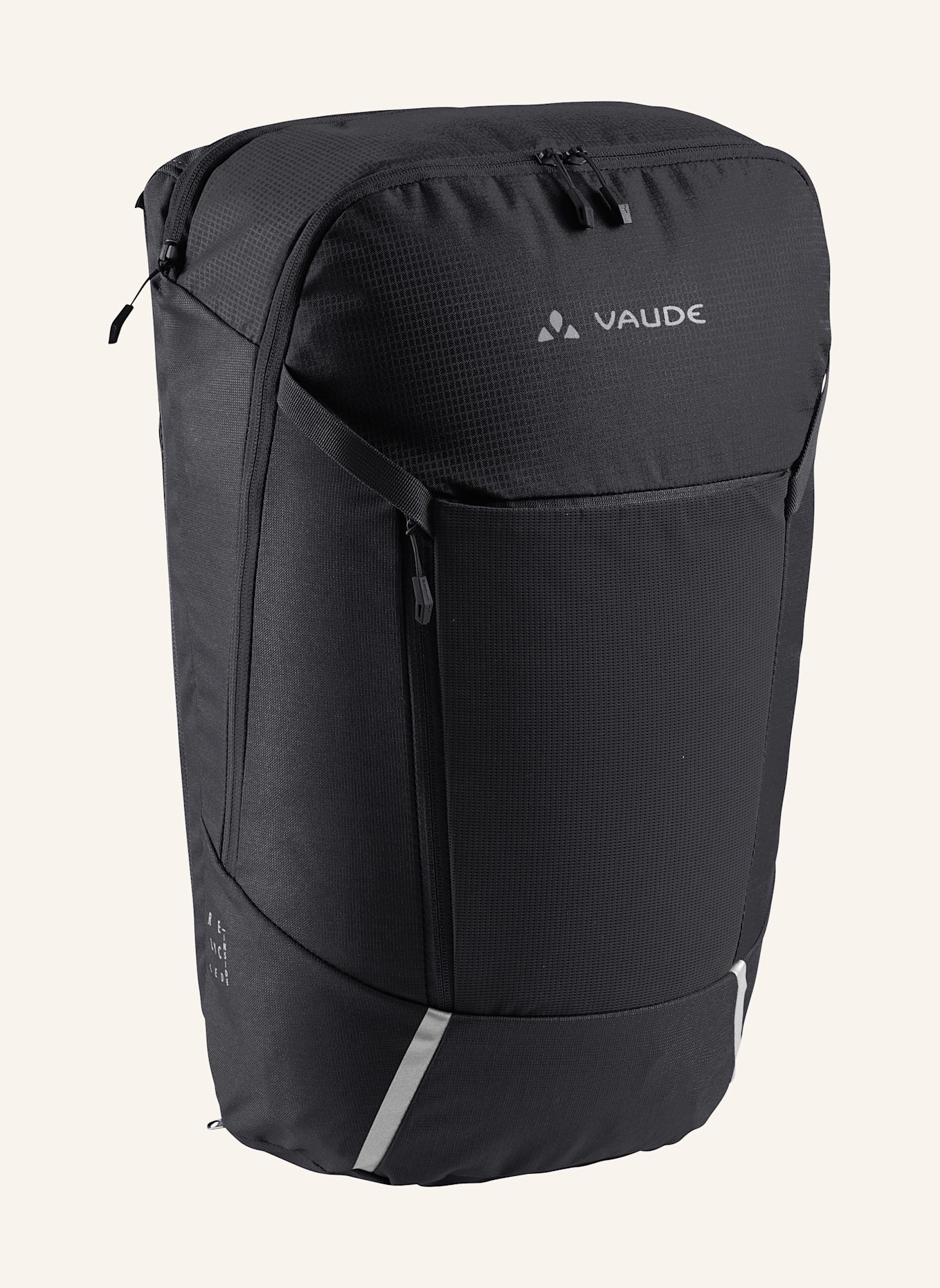 VAUDE 2-in-1-Fahrradtasche CYCLE II 20 l: SCHWARZ