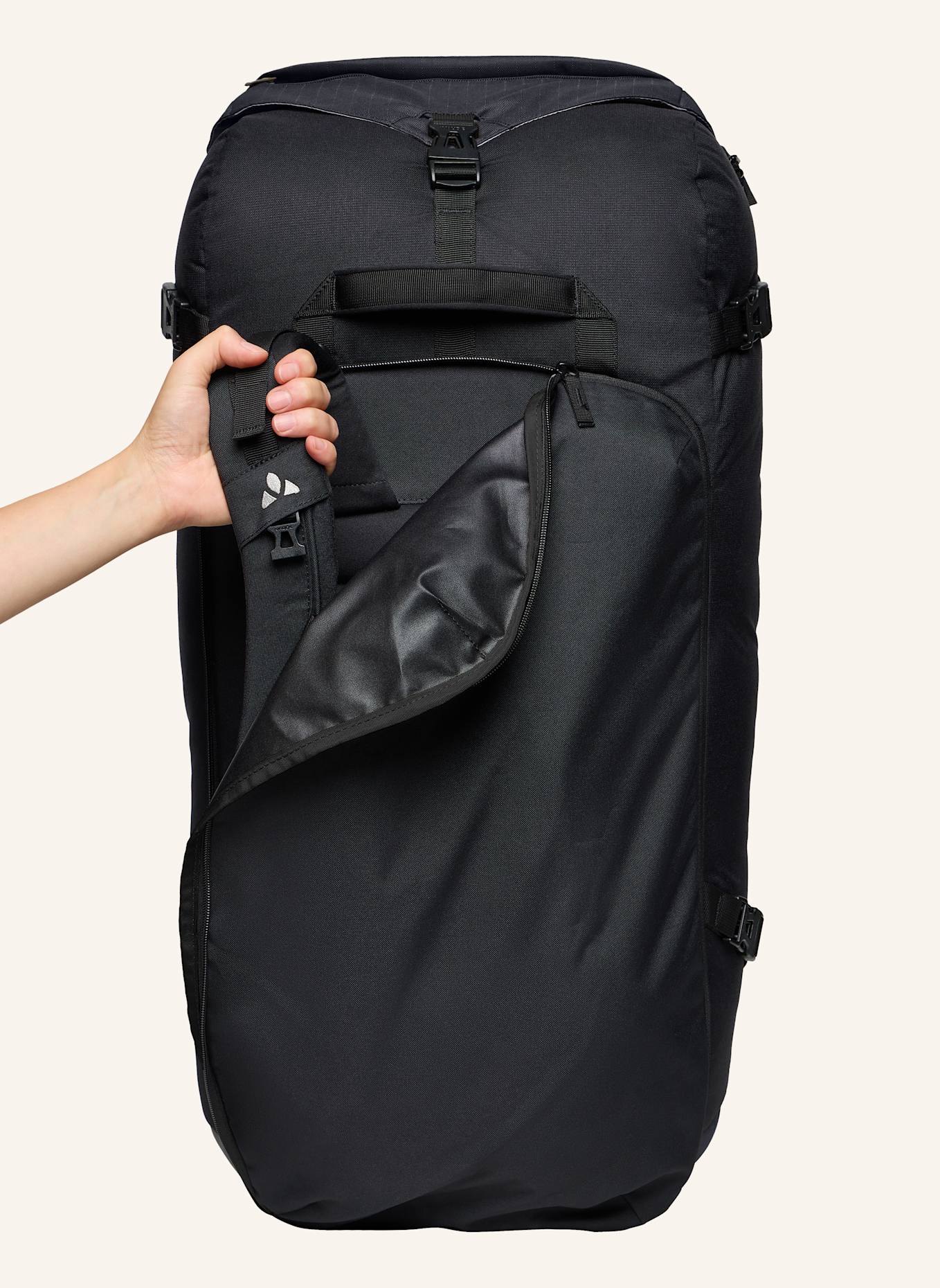 VAUDE Rucksack MUNDO 65+TO GO: SCHWARZ