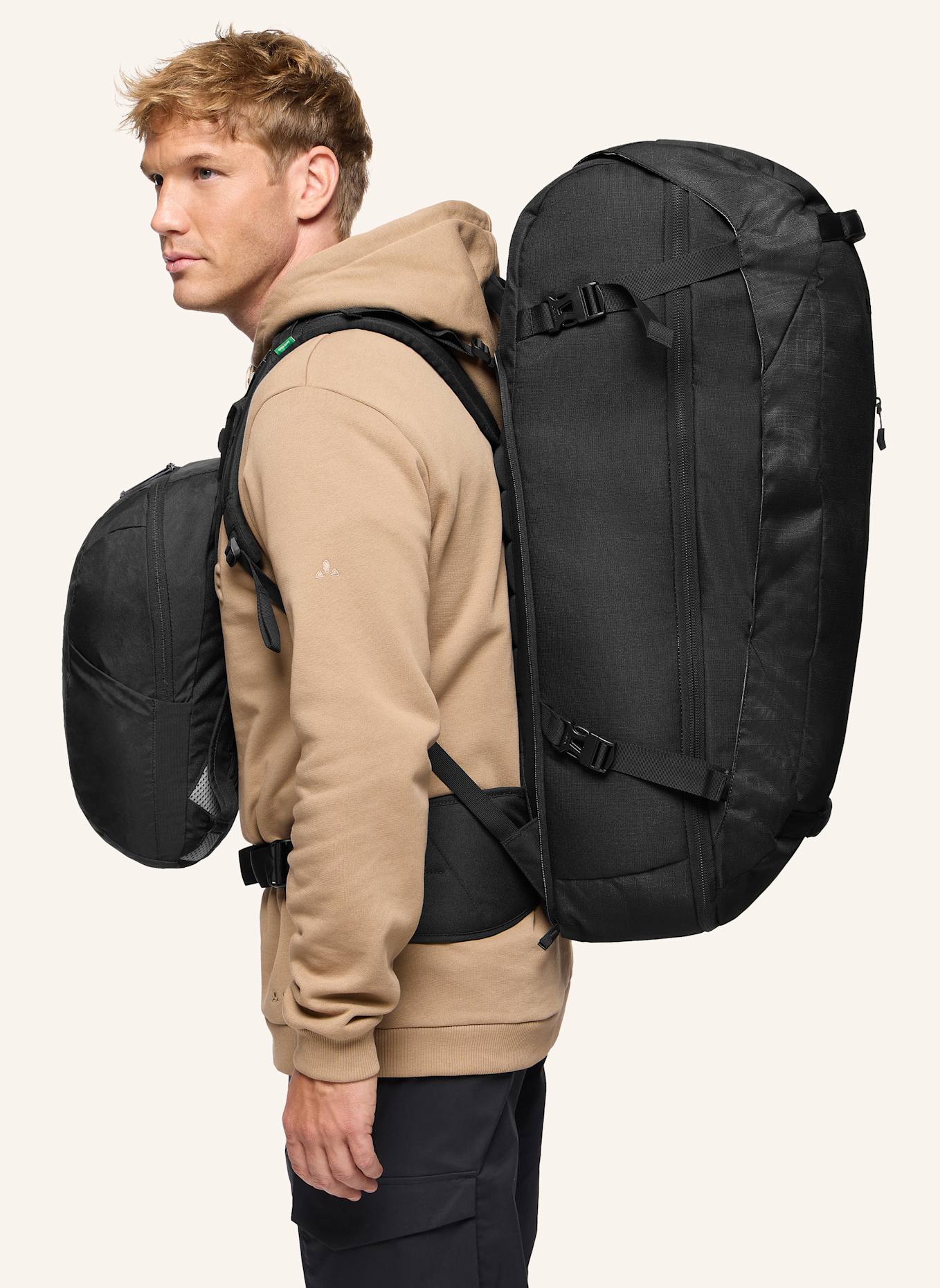 VAUDE Rucksack MUNDO 65+TO GO: SCHWARZ