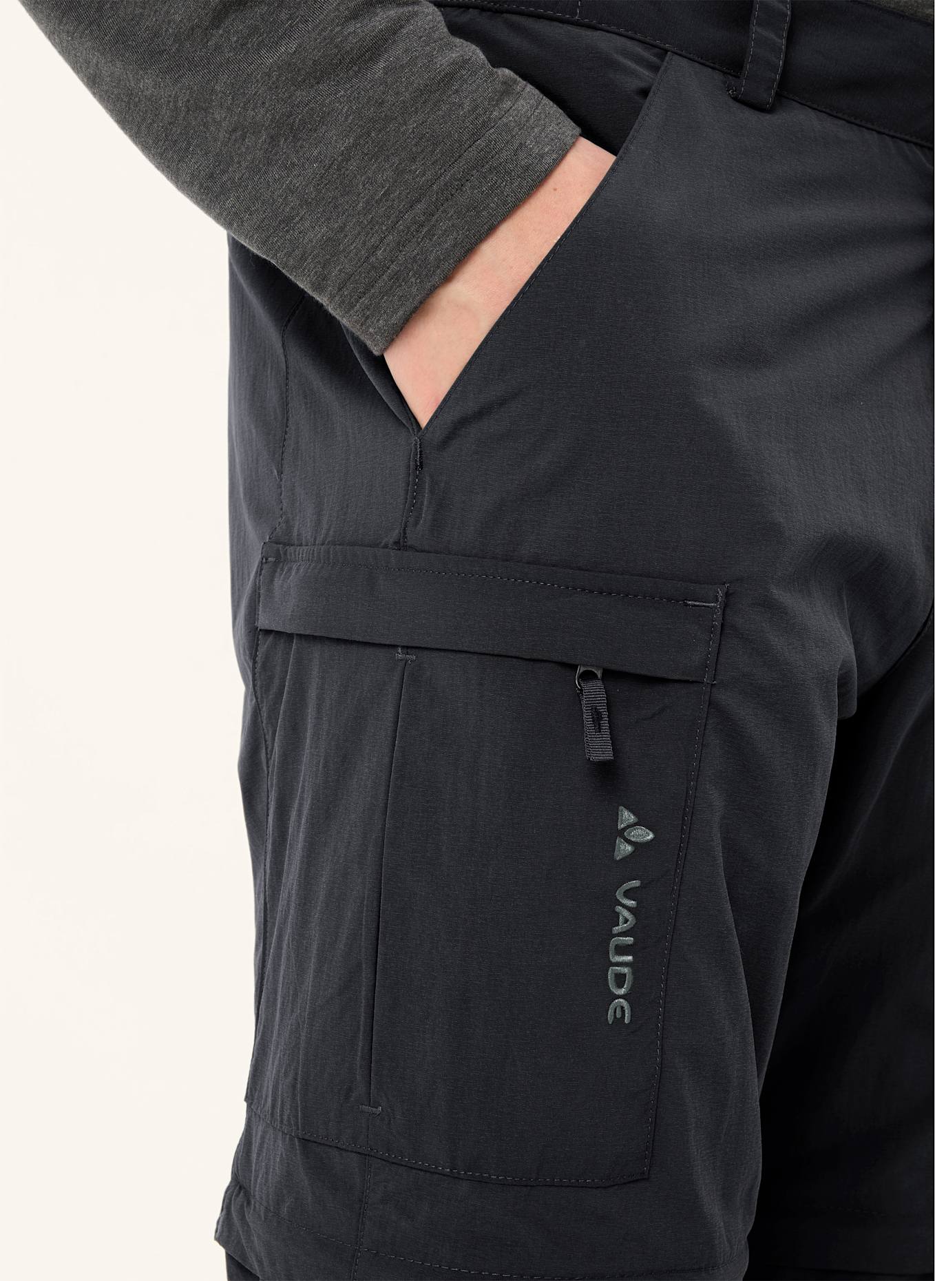 VAUDE Zipp-off-Hose FARLEY: SCHWARZ
