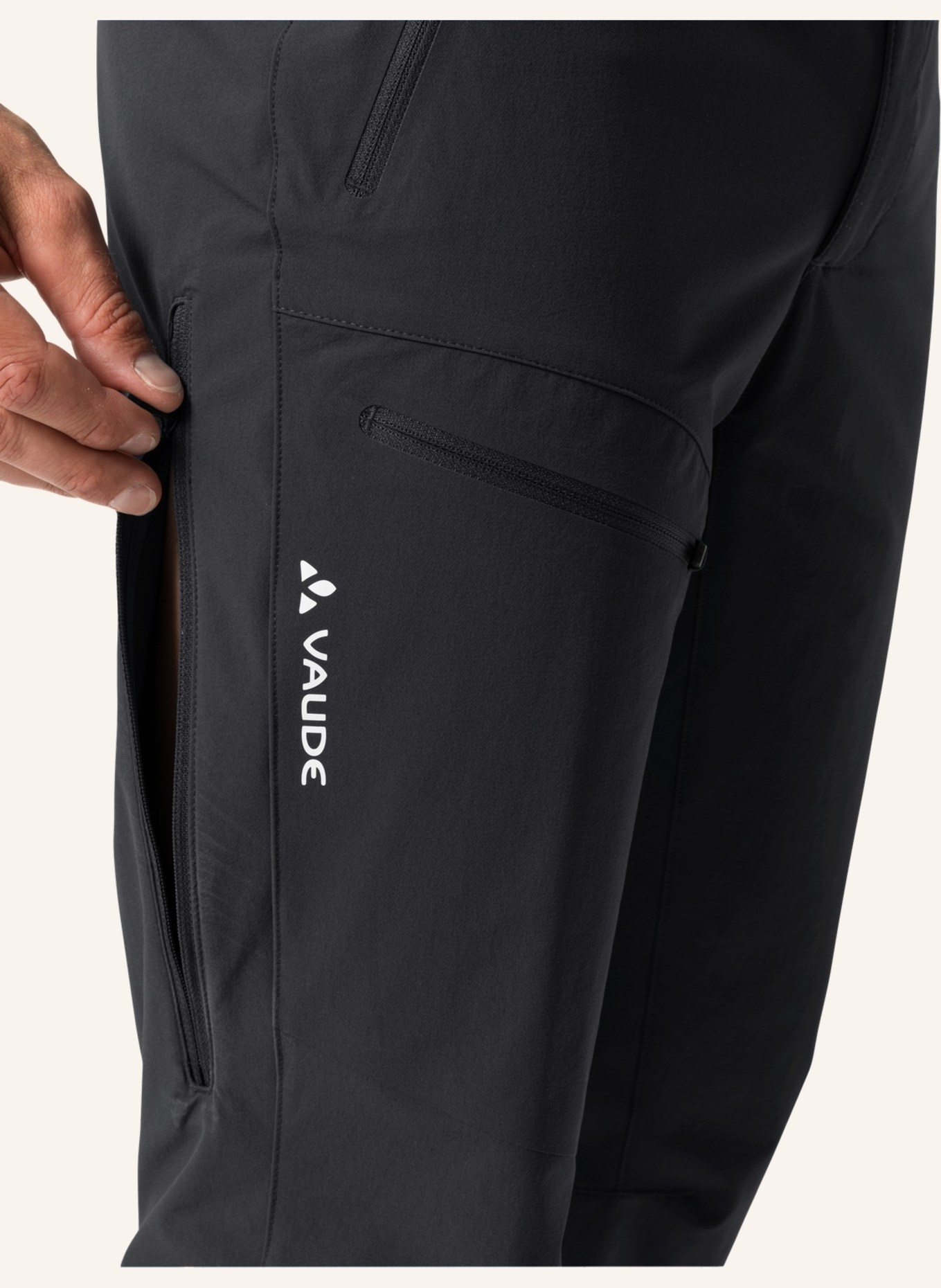 VAUDE Outdoor-Hose M BADILE P II: SCHWARZ