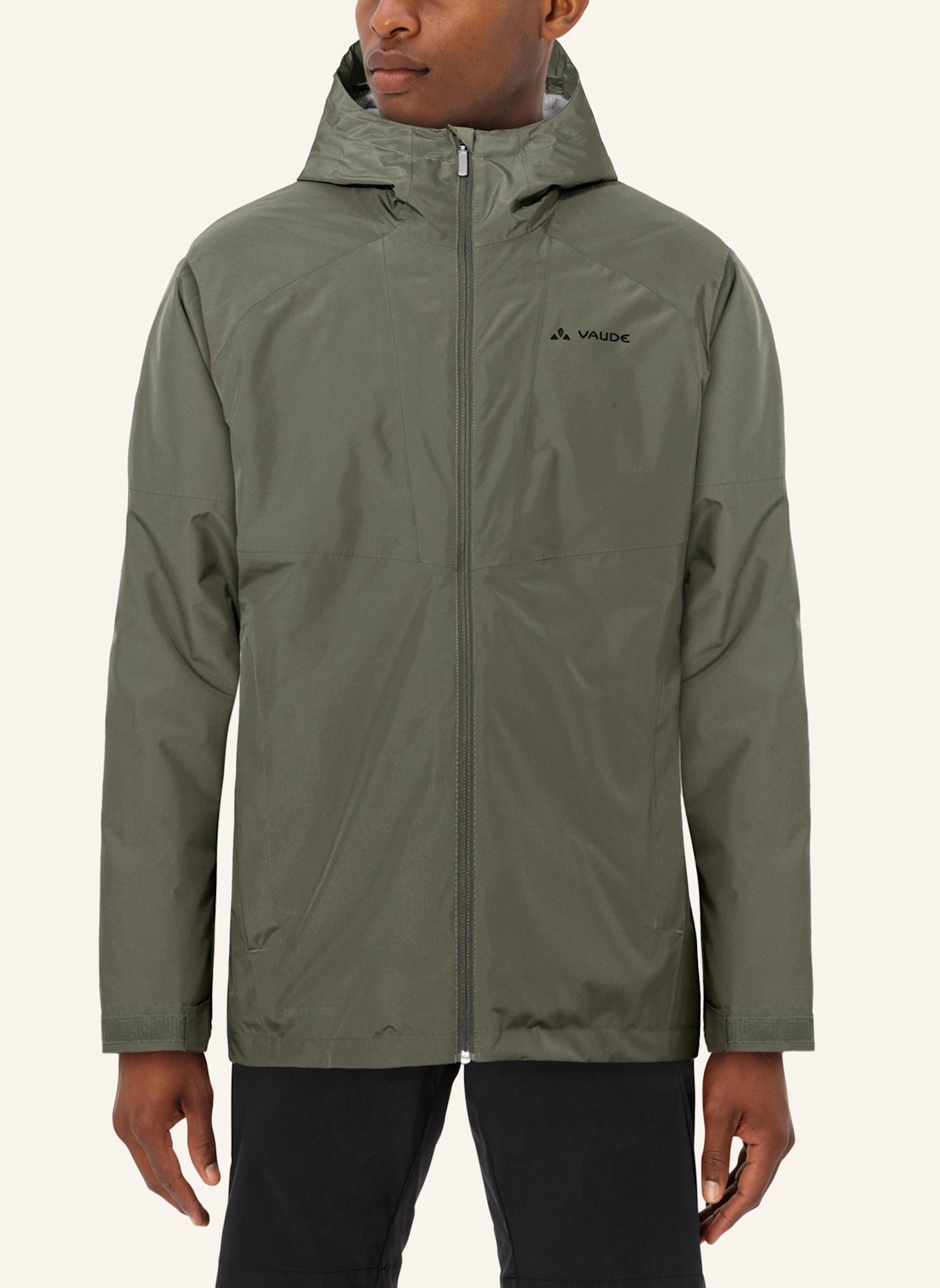 VAUDE Outdoor-Jacke M MORKON WOOL JACKET: KHAKI