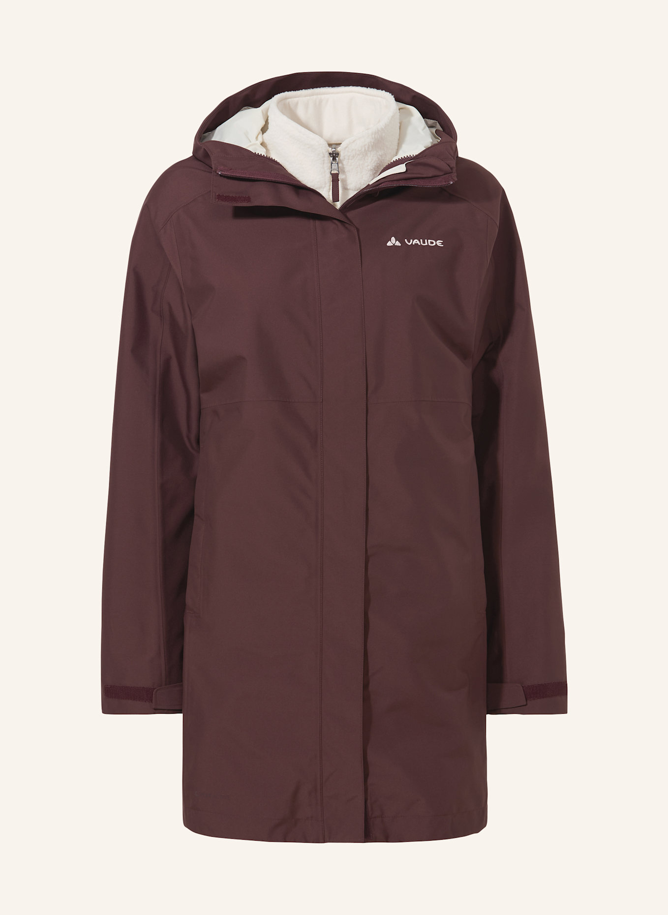VAUDE 3in1-Jacken W HITRA 3IN1 PARKA: BEIGE