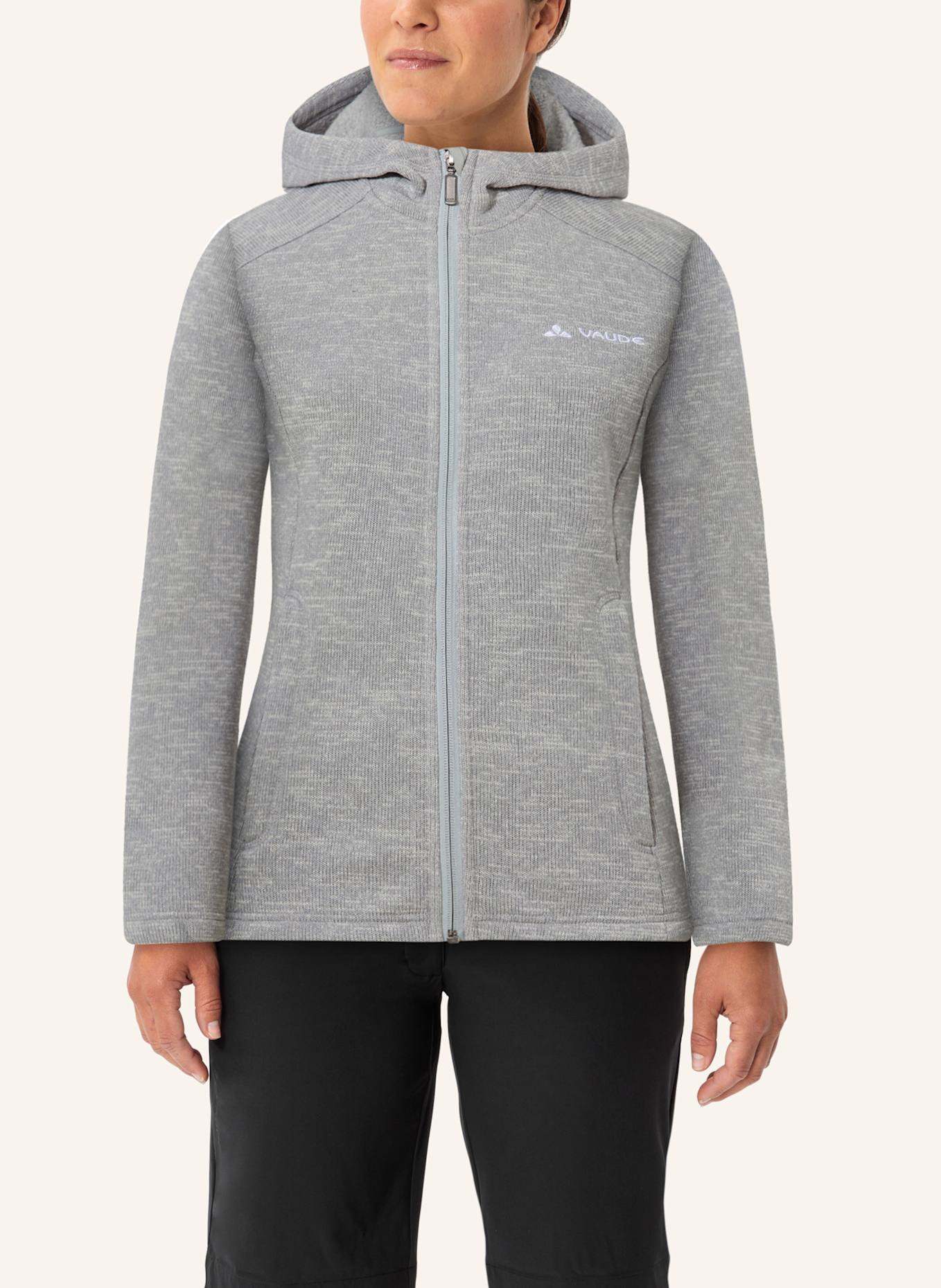 VAUDE Fleecejacke W TIKOMA HOODY JACKET II: GRAU