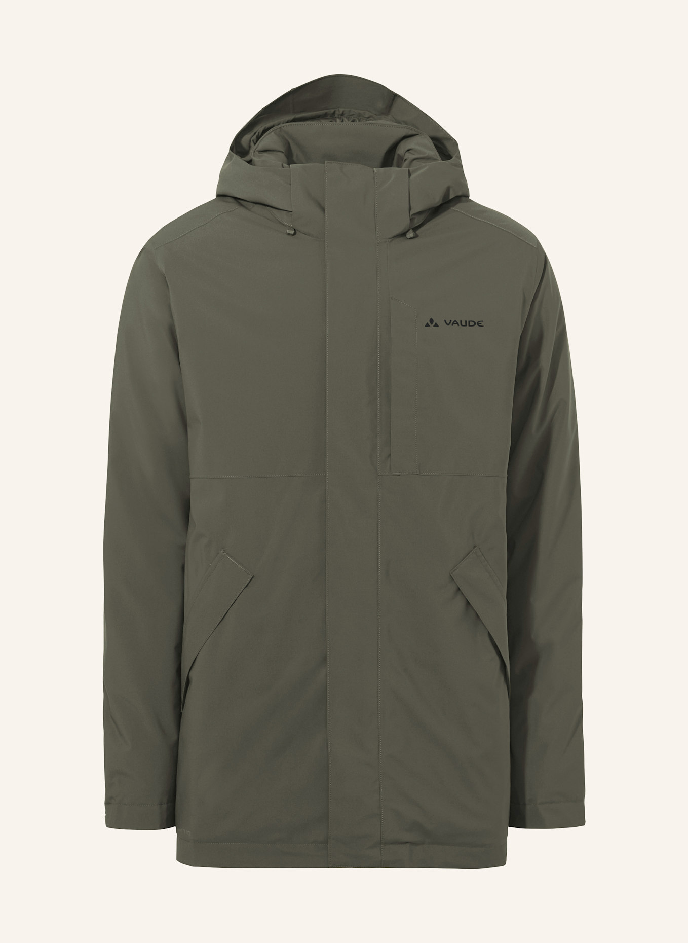 VAUDE Outdoor-Jacke M ABELIA PARKA II: KHAKI