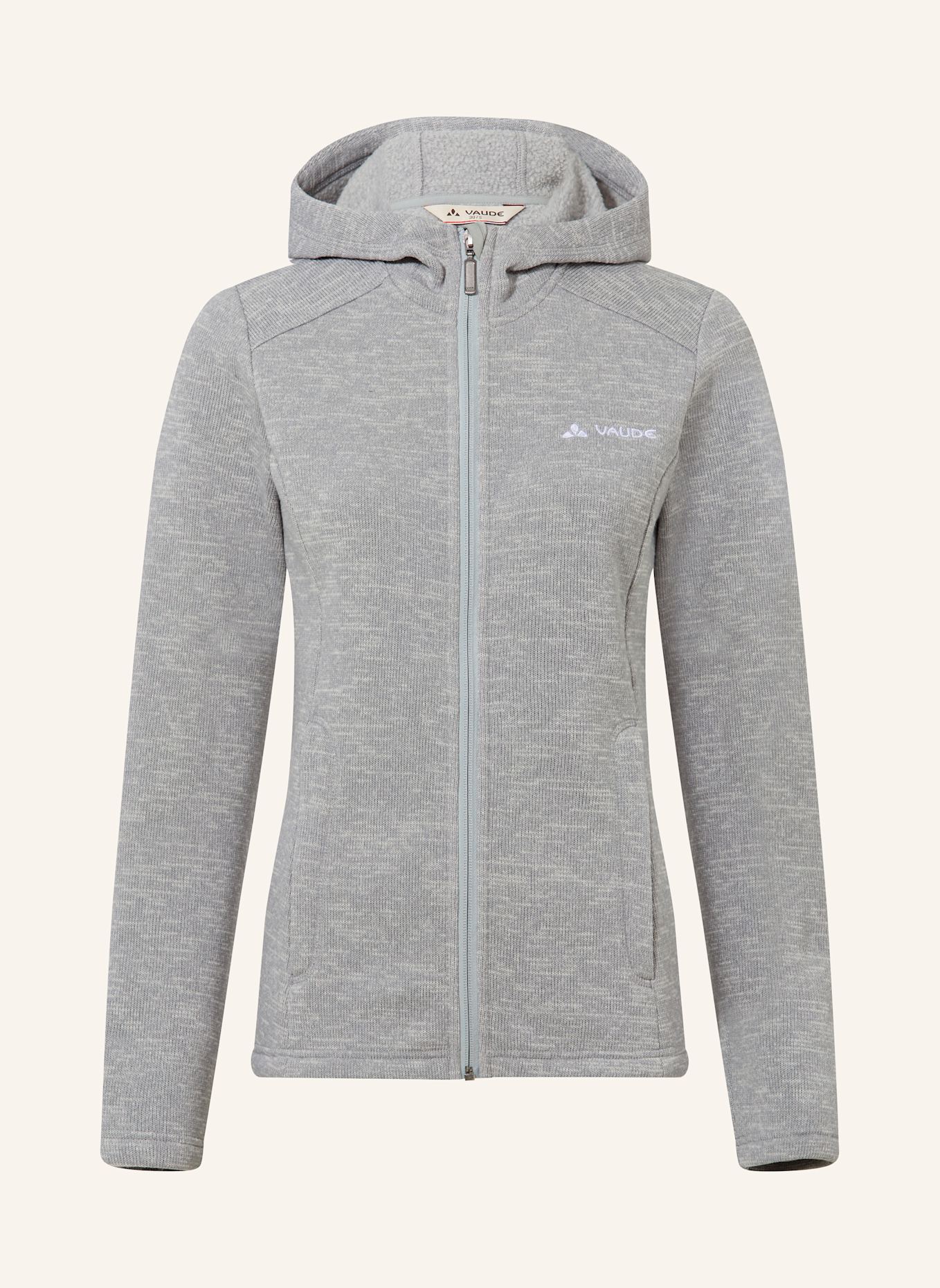 VAUDE Fleecejacke W TIKOMA HOODY JACKET II: GRAU