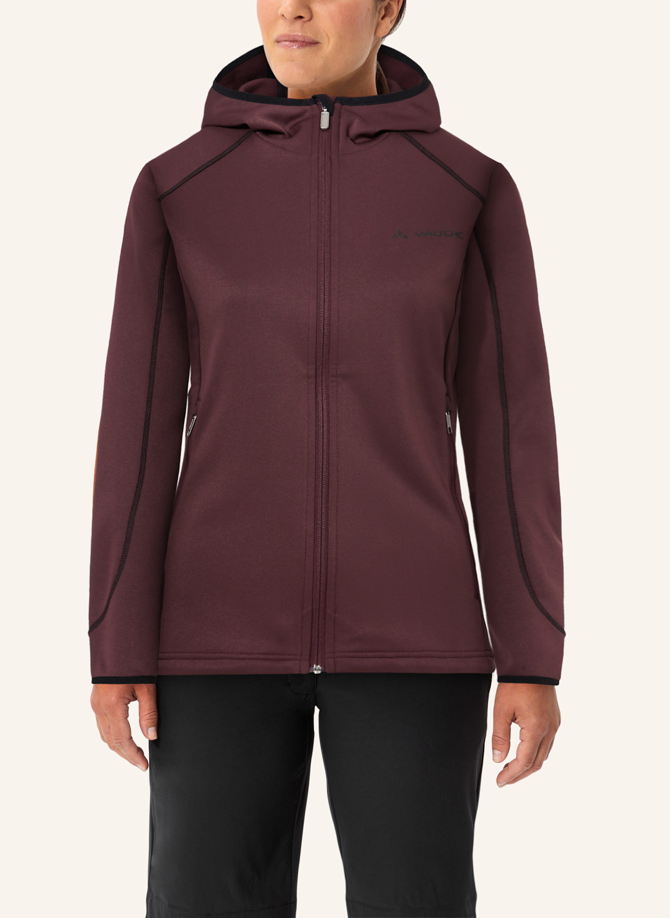 VAUDE Outdoor-Jacke W MANANG HOODY JACKET: BEIGE