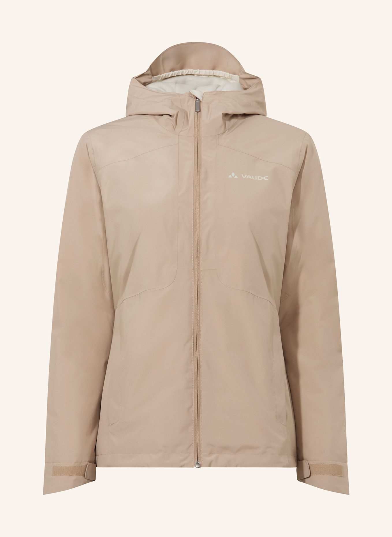 VAUDE Outdoor-Jacke W MORKON WOOL JACKET: BEIGE
