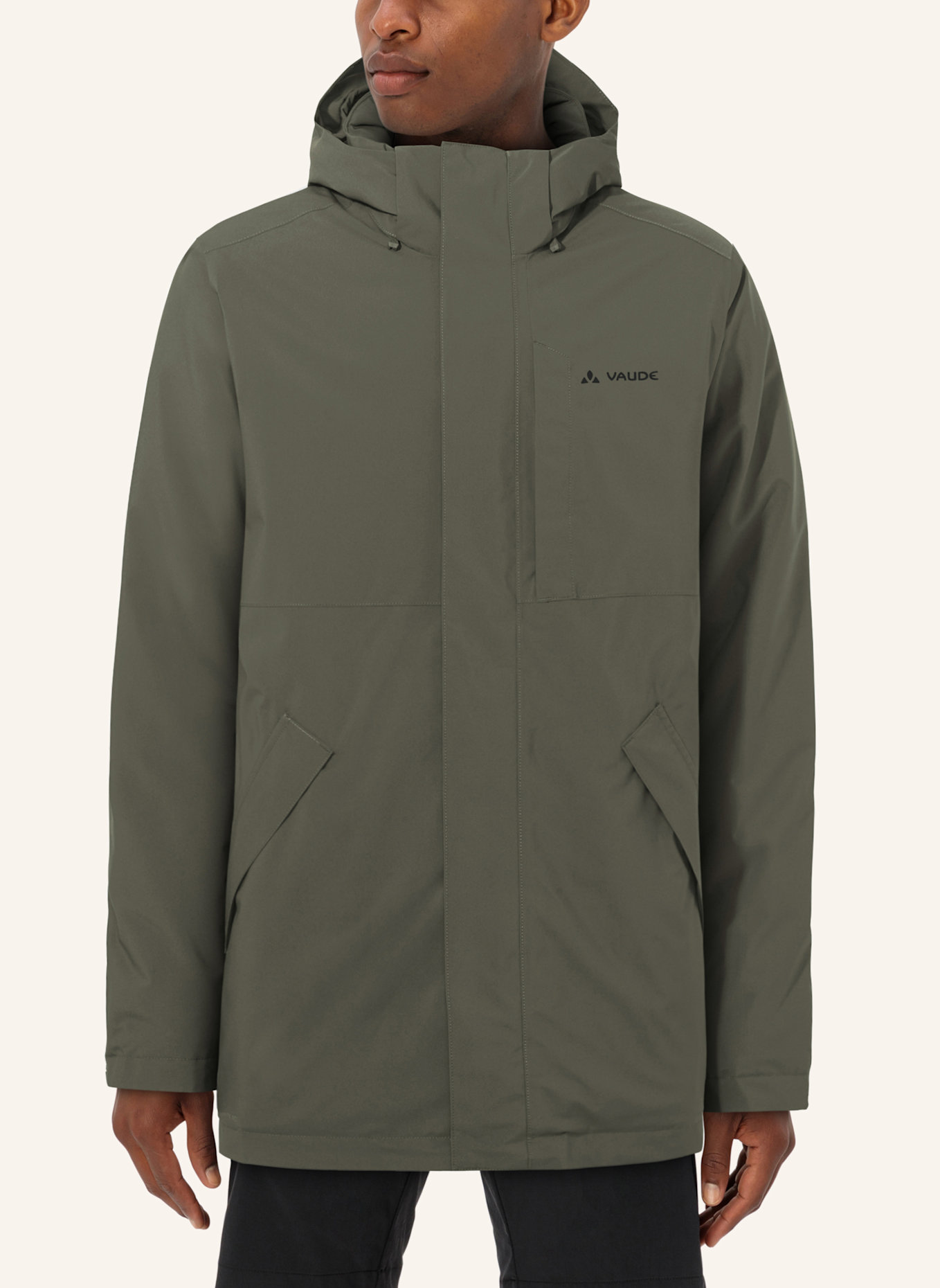 VAUDE Outdoor-Jacke M ABELIA PARKA II: KHAKI