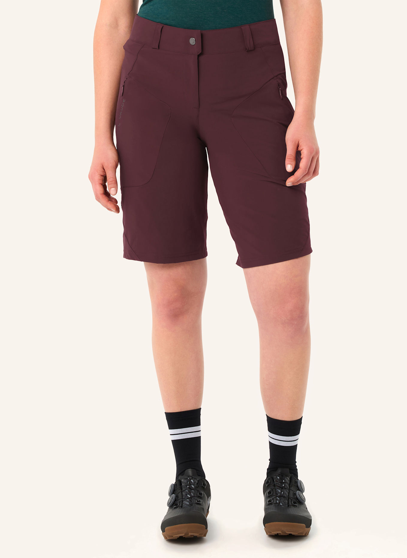 VAUDE Radhose mit gepolstertem Einsatz W ALTISSIMO SHORTS II: BEIGE