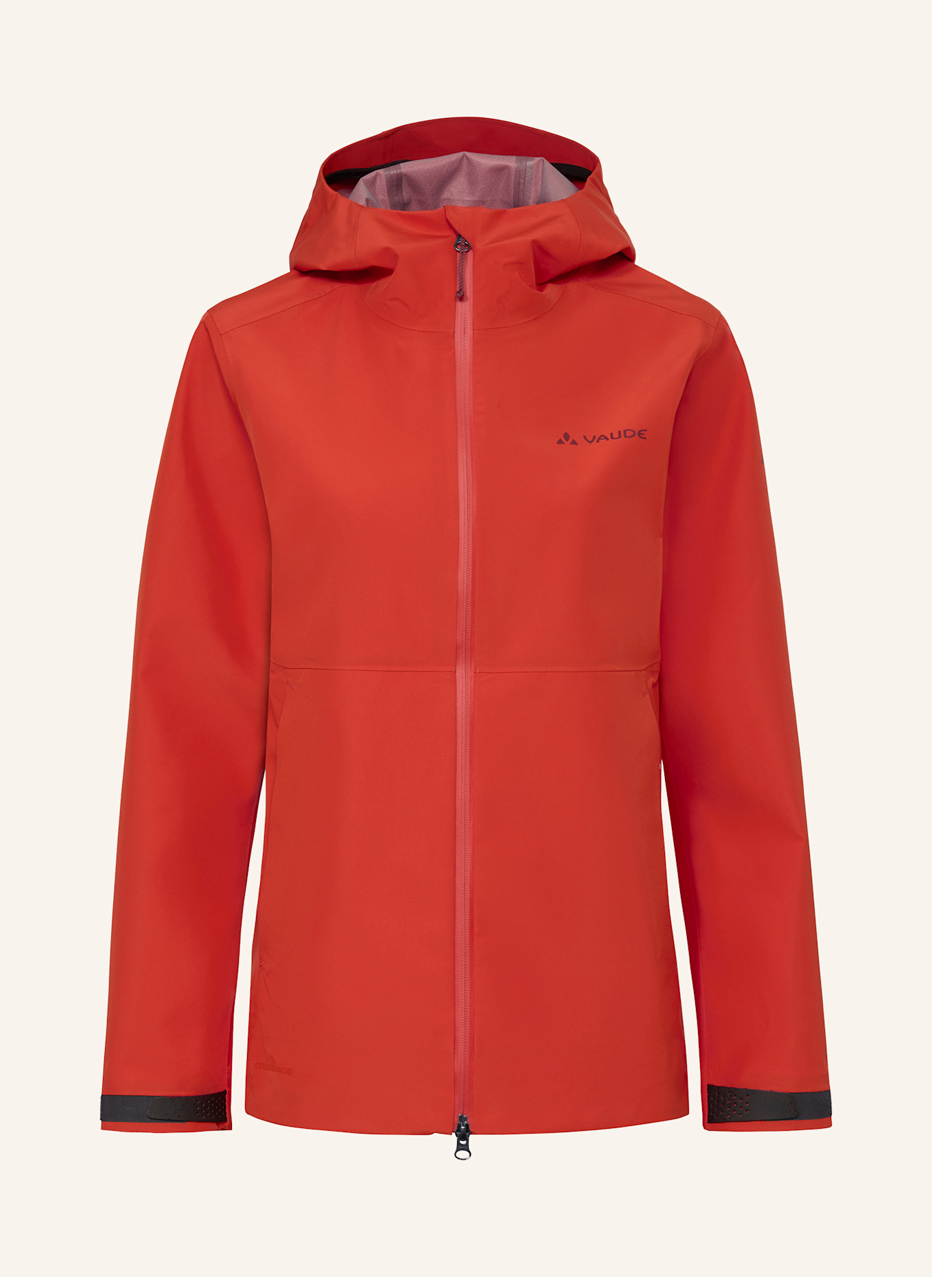 VAUDE Hardshell-Jacke W ELOPE 3L JACKET: ROT