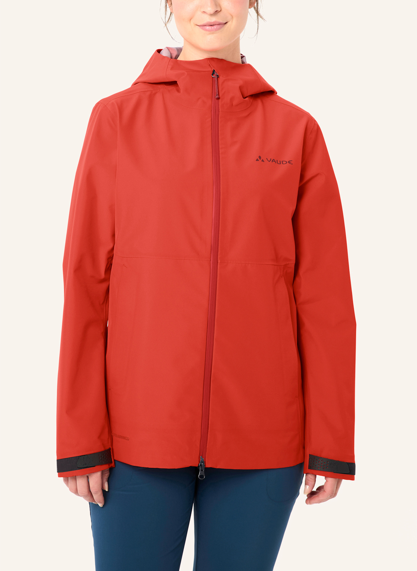 VAUDE Hardshell-Jacke W ELOPE 3L JACKET: ROT
