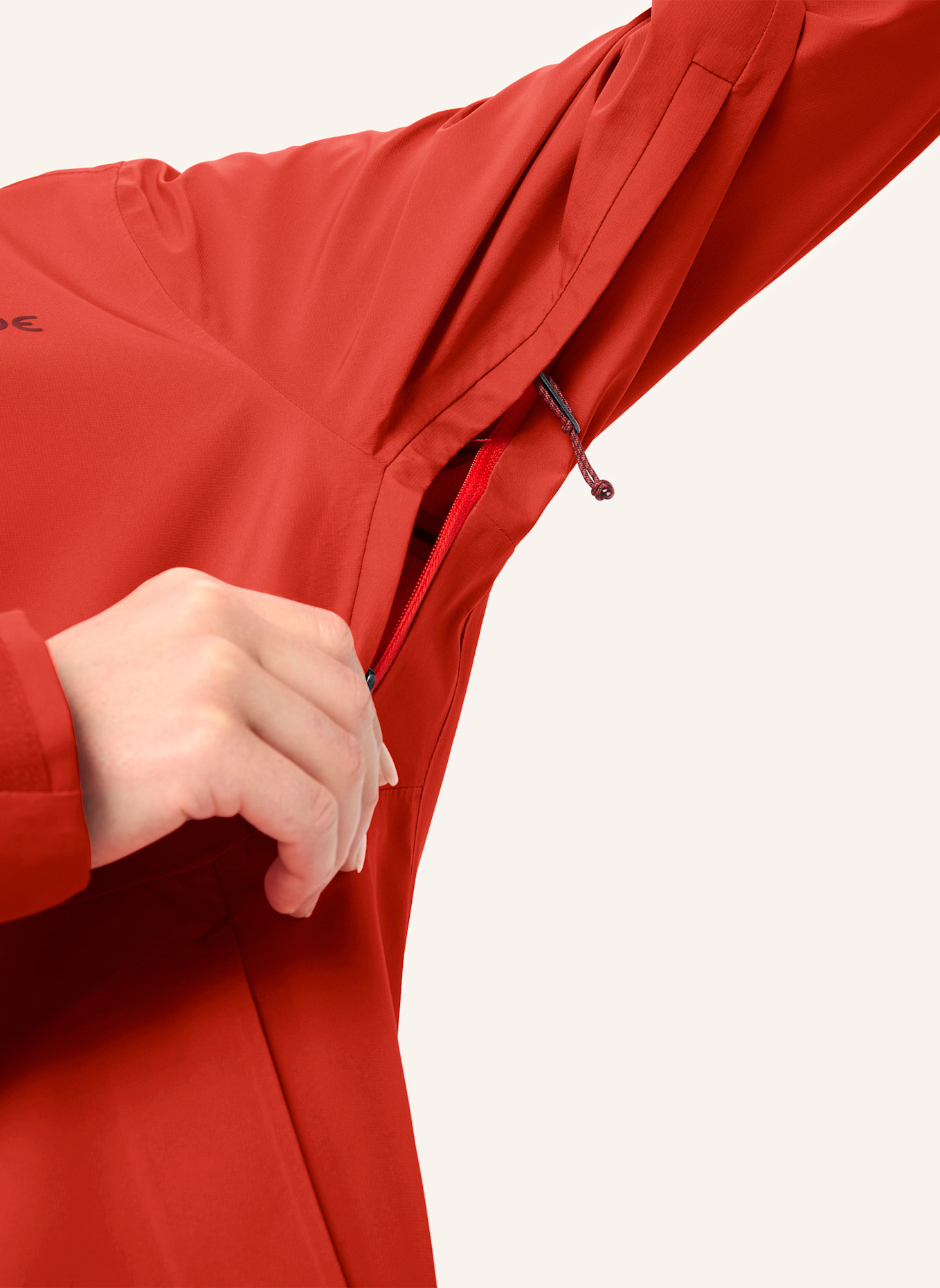 VAUDE Hardshell-Jacke W ELOPE 3L JACKET: ROT