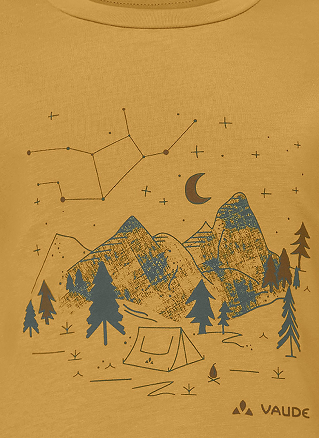 VAUDE Funktionsshirt KIDS LEZZA T-SHIRT: GELB