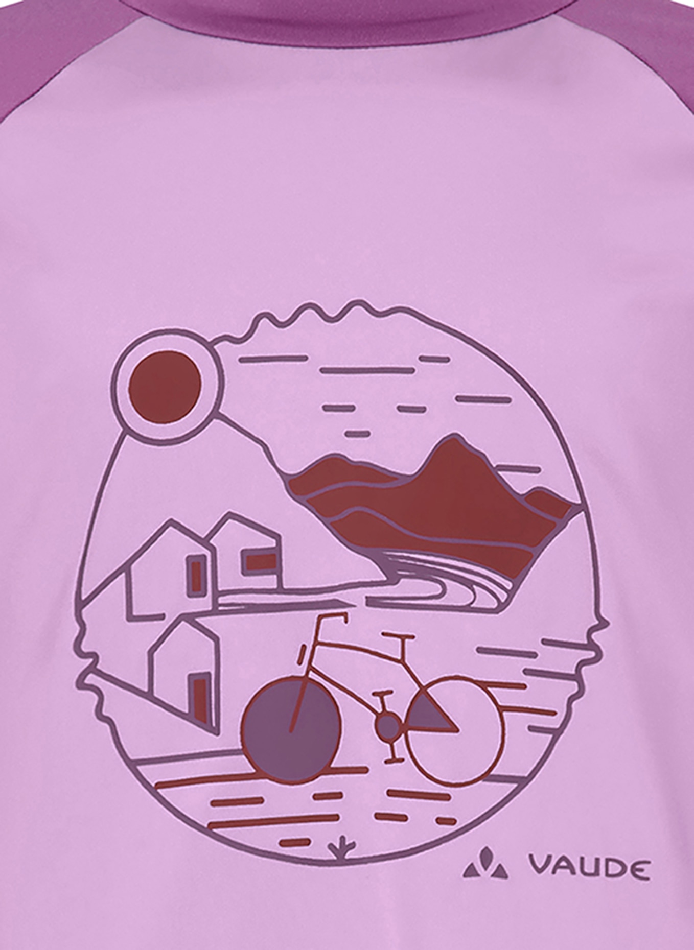 VAUDE Longsleeve SOLARO III: HELLLILA/ HELLROSA