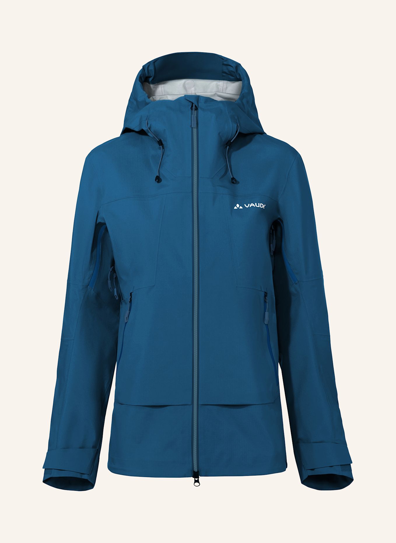 VAUDE Hardshell-Jacke W CROZ ALPINE 3L JACKET: BLAU