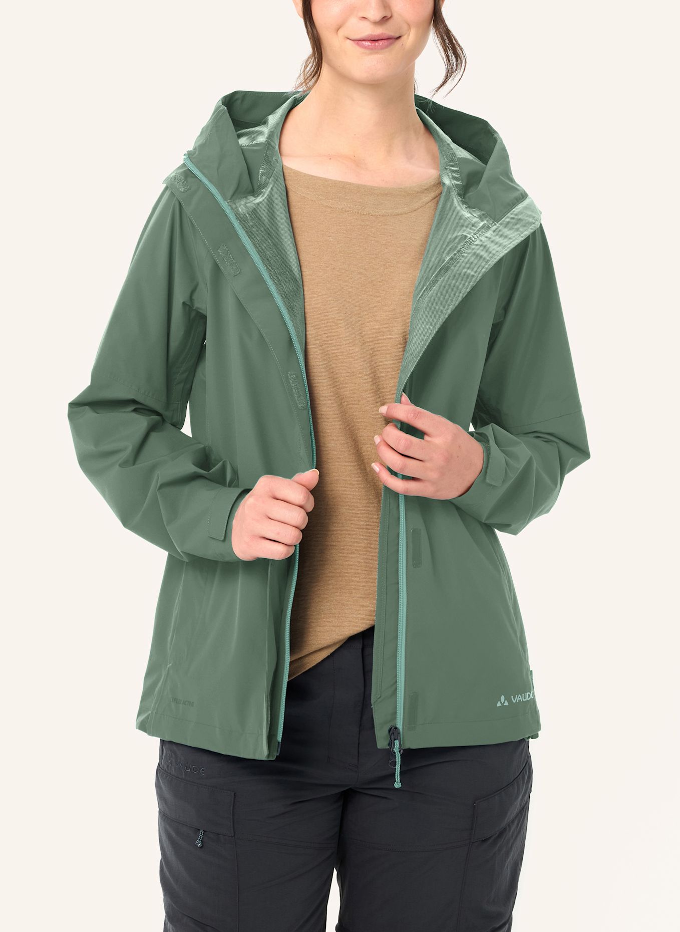 VAUDE Hardshell-Jacke W NEYLAND 2.5L JACKET II: MINT