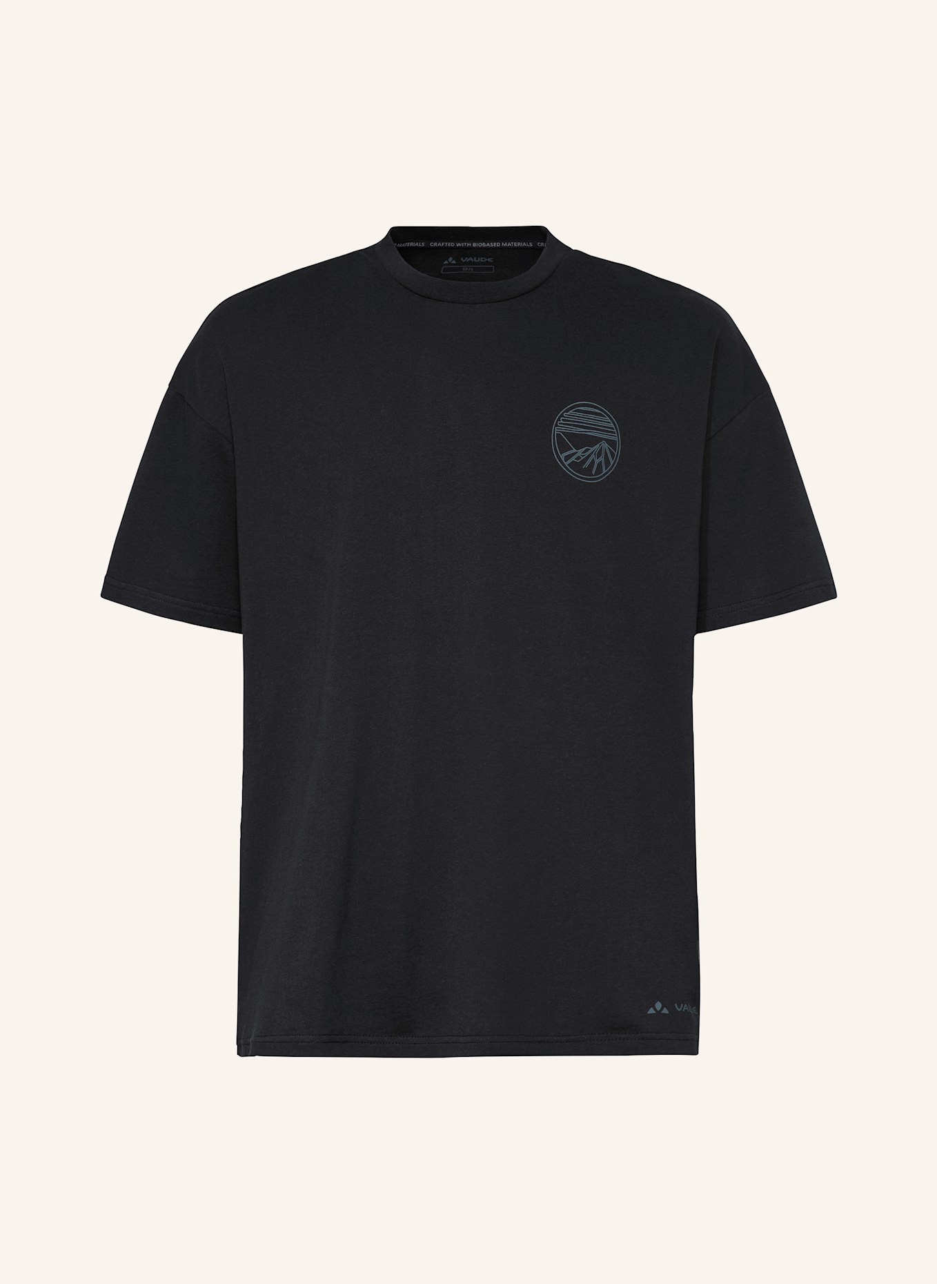 VAUDE Radshirt M CYCLIST CASUAL SHIRT: SCHWARZ