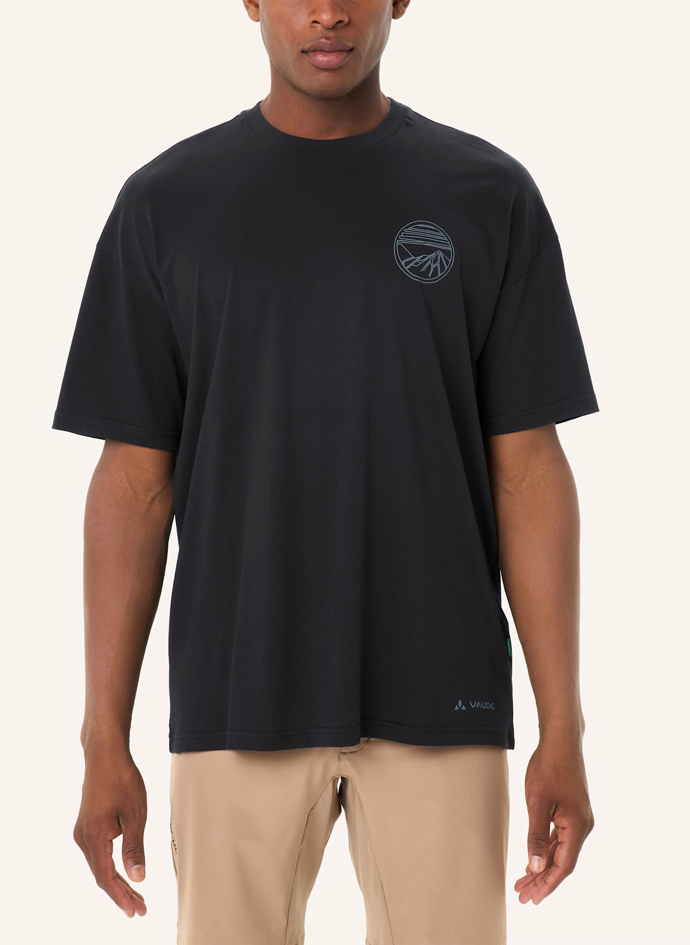 VAUDE Radshirt M CYCLIST CASUAL SHIRT: SCHWARZ