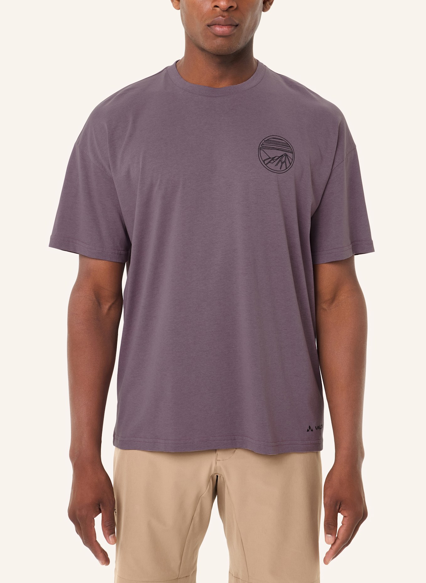 VAUDE Radshirt M CYCLIST CASUAL SHIRT: LILA