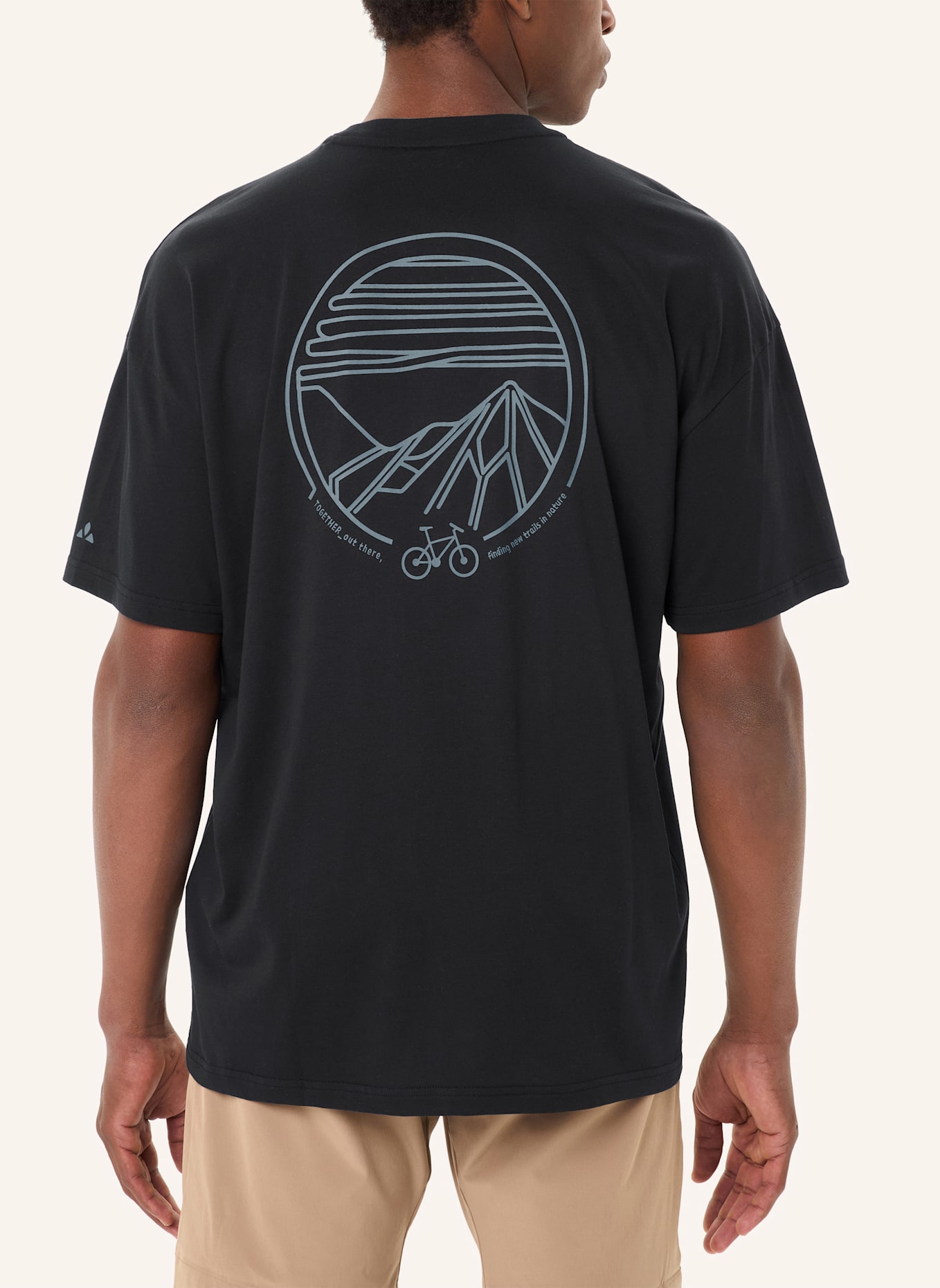 VAUDE Radshirt M CYCLIST CASUAL SHIRT: SCHWARZ