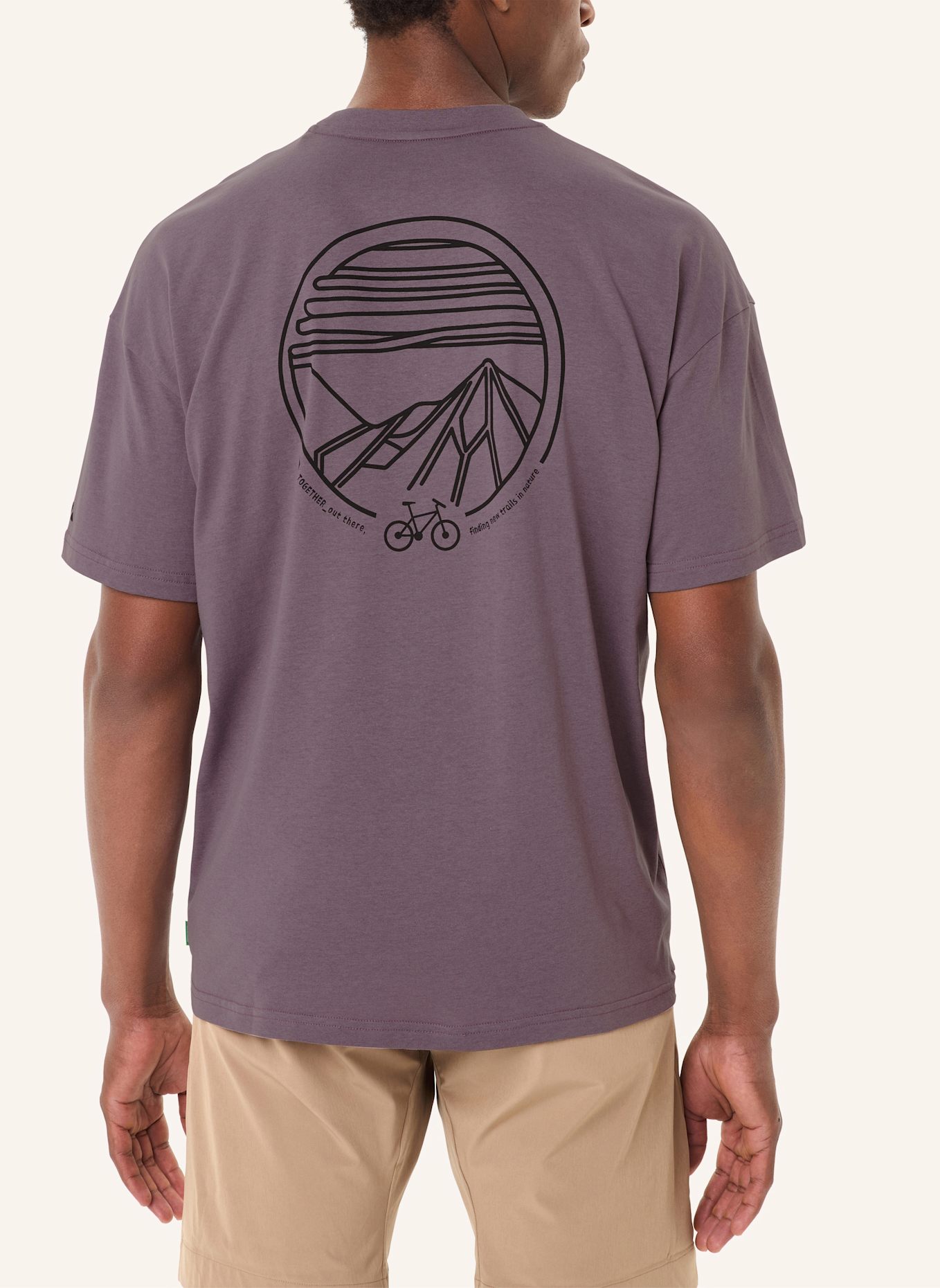 VAUDE Radshirt M CYCLIST CASUAL SHIRT: LILA