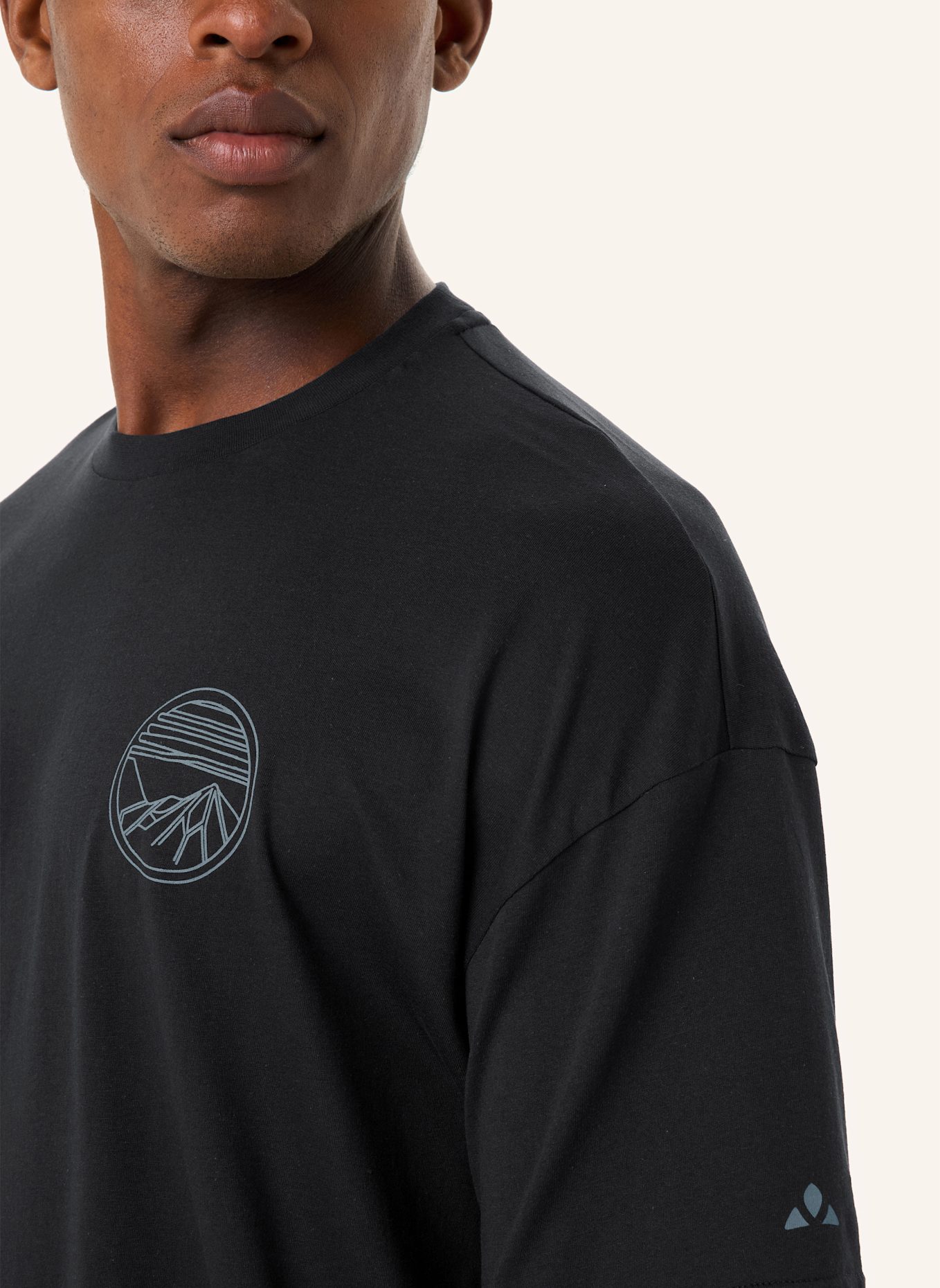 VAUDE Radshirt M CYCLIST CASUAL SHIRT: SCHWARZ