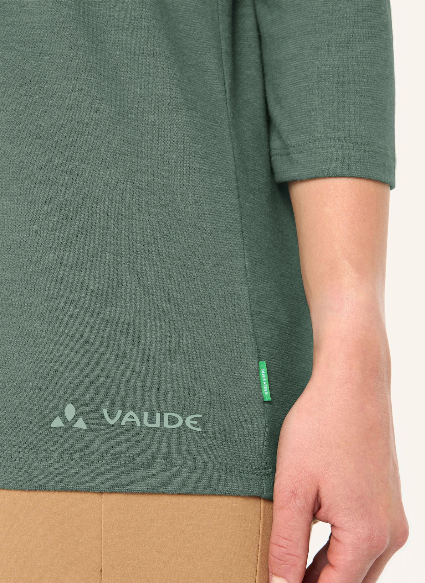 VAUDE T-Shirt NEYLAND mit 3/4-Arm: MINT