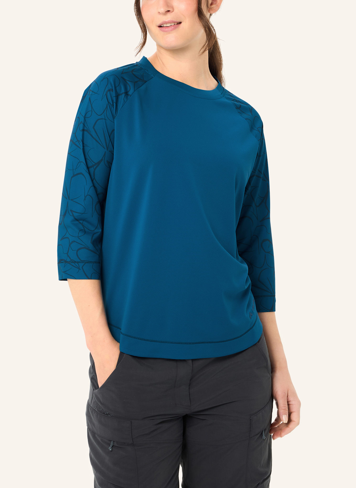 VAUDE Funktionsshirt W NEYLAND 3/4 T-SHIRT II: BLAU