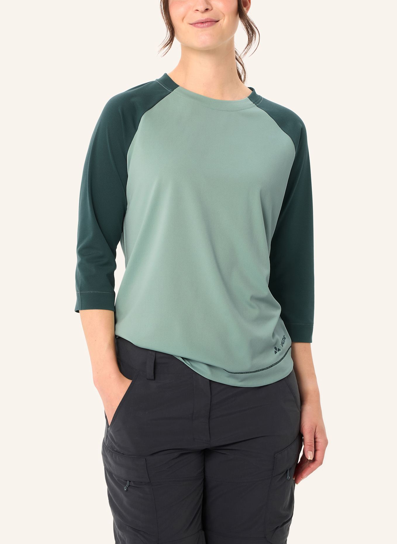 VAUDE Funktionsshirt W NEYLAND 3/4 T-SHIRT II: GRÜN