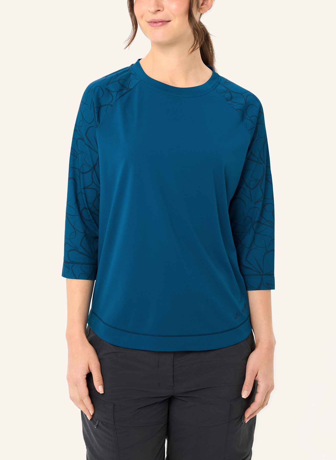 VAUDE Funktionsshirt W NEYLAND 3/4 T-SHIRT II: BLAU