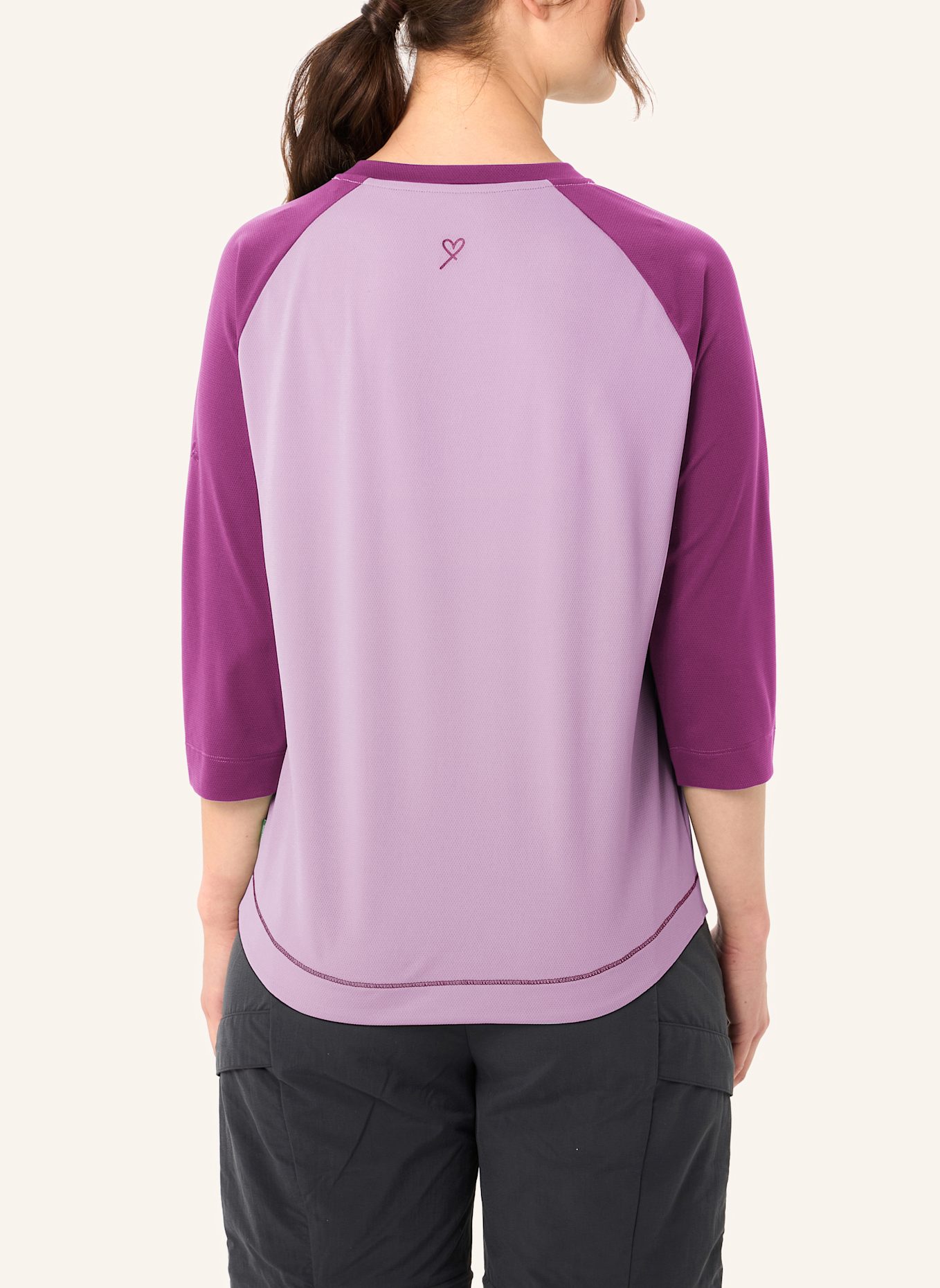 VAUDE Funktionsshirt W NEYLAND 3/4 T-SHIRT II: HELLLILA/ HELLROSA