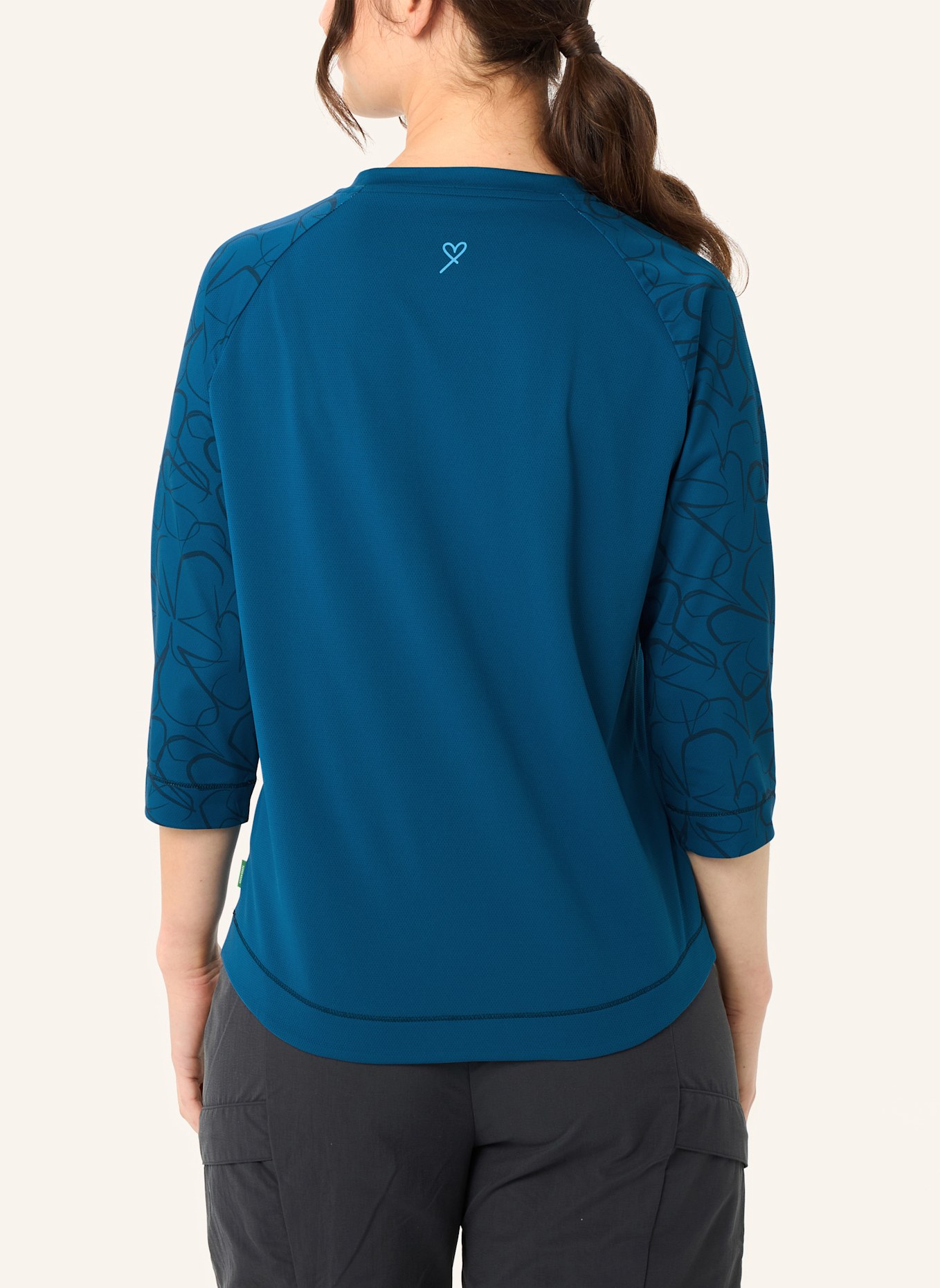VAUDE Funktionsshirt W NEYLAND 3/4 T-SHIRT II: BLAU