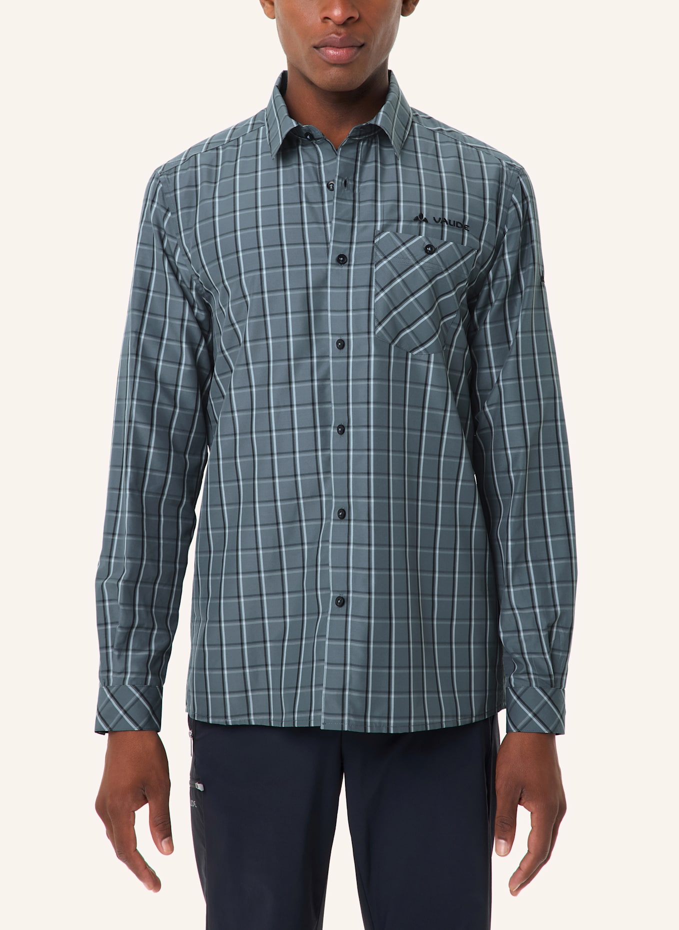 VAUDE Outdoor-Hemd ALBSTEIG III: GRAU