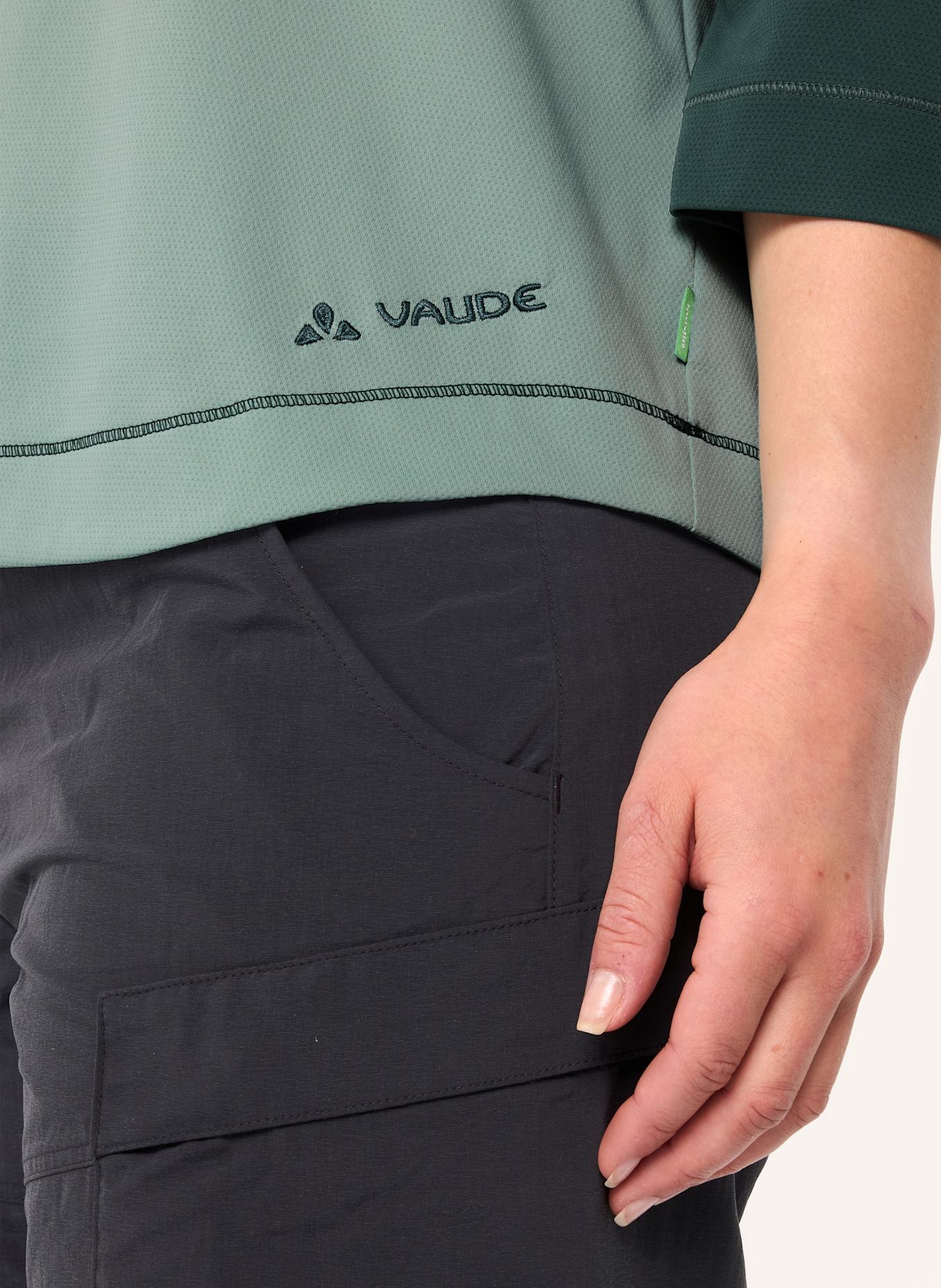 VAUDE Funktionsshirt W NEYLAND 3/4 T-SHIRT II: GRÜN