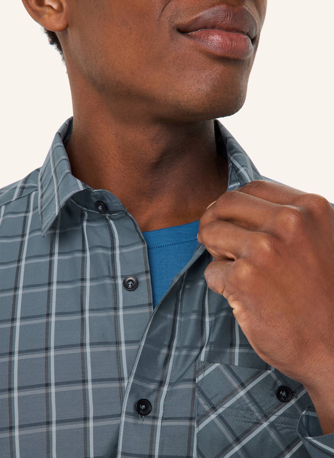 VAUDE Outdoor-Hemd ALBSTEIG III: GRAU