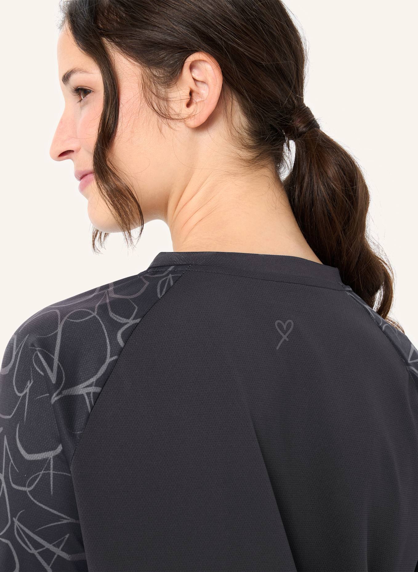 VAUDE Funktionsshirt W NEYLAND 3/4 T-SHIRT II: SCHWARZ