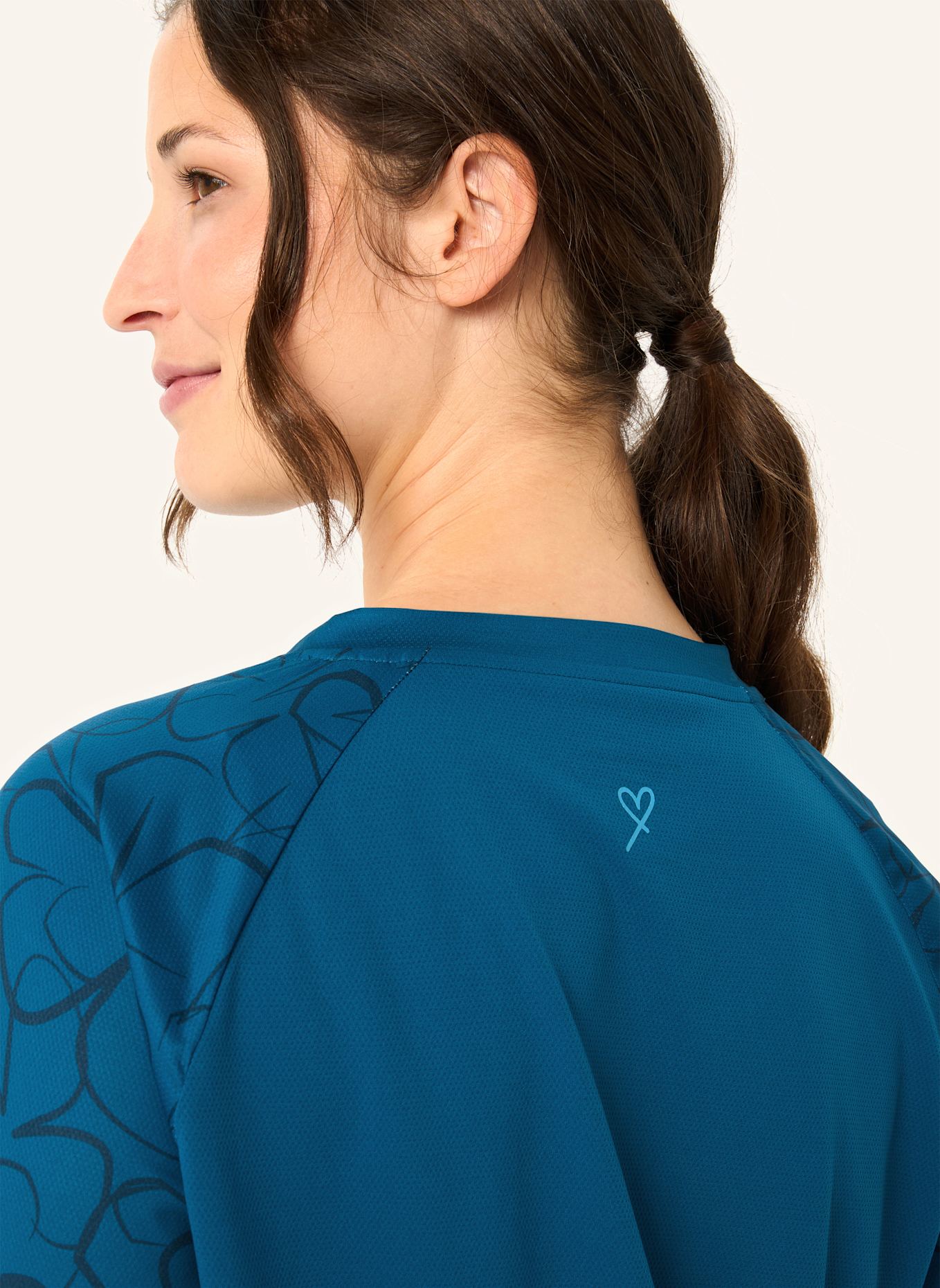 VAUDE Funktionsshirt W NEYLAND 3/4 T-SHIRT II: BLAU